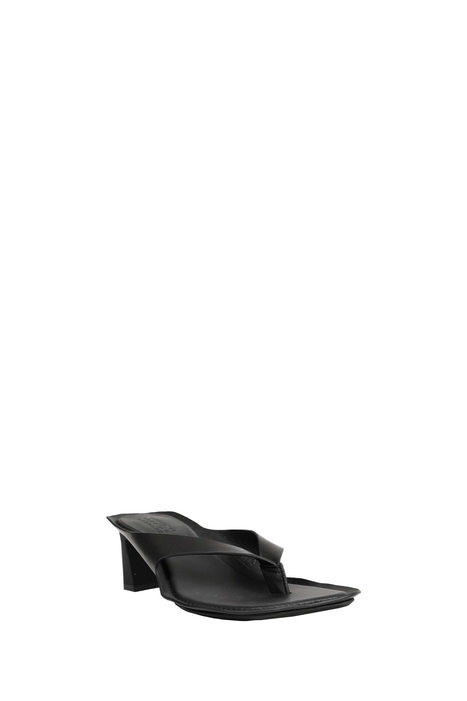 Anatomic Leather Flip Flop Mules Maison margiela – Гарантія оригінальності – вид ззаду