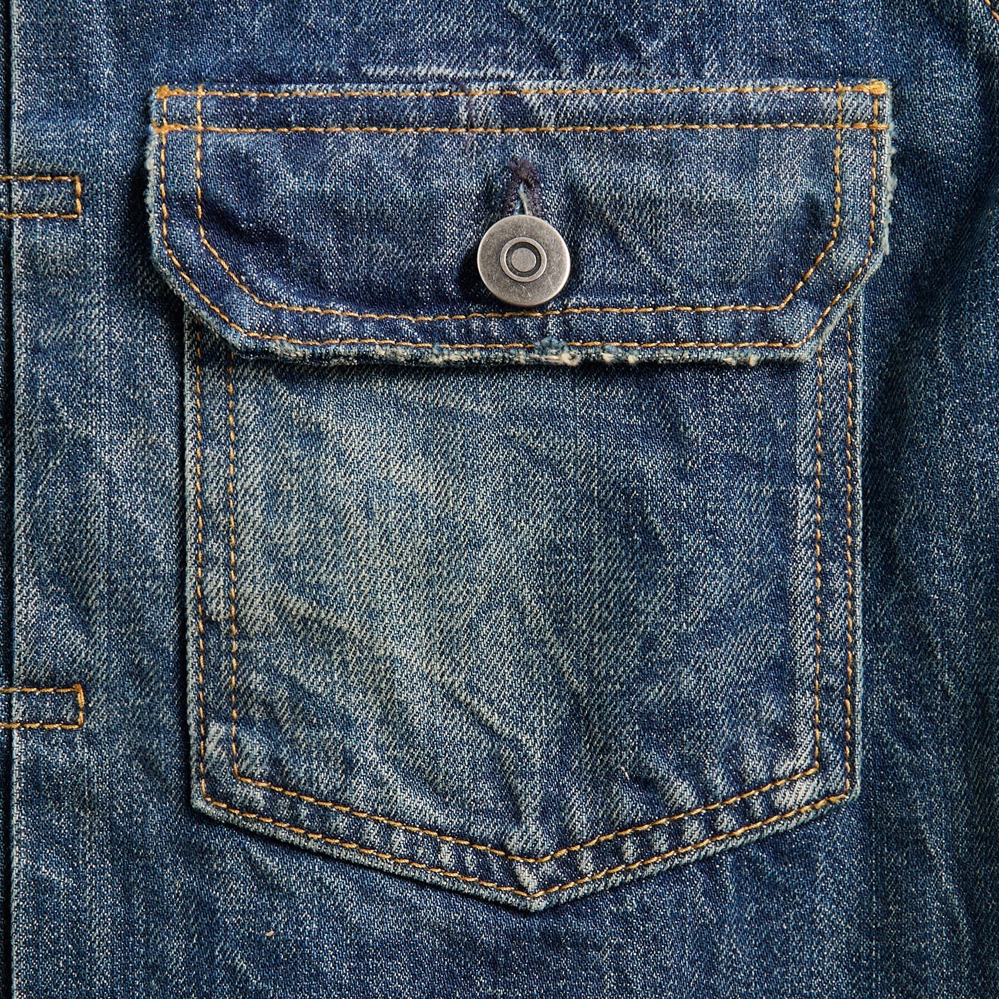 Sports Jacket Blue Wash Maison margiela – Гарантія оригінальності – детальний вид