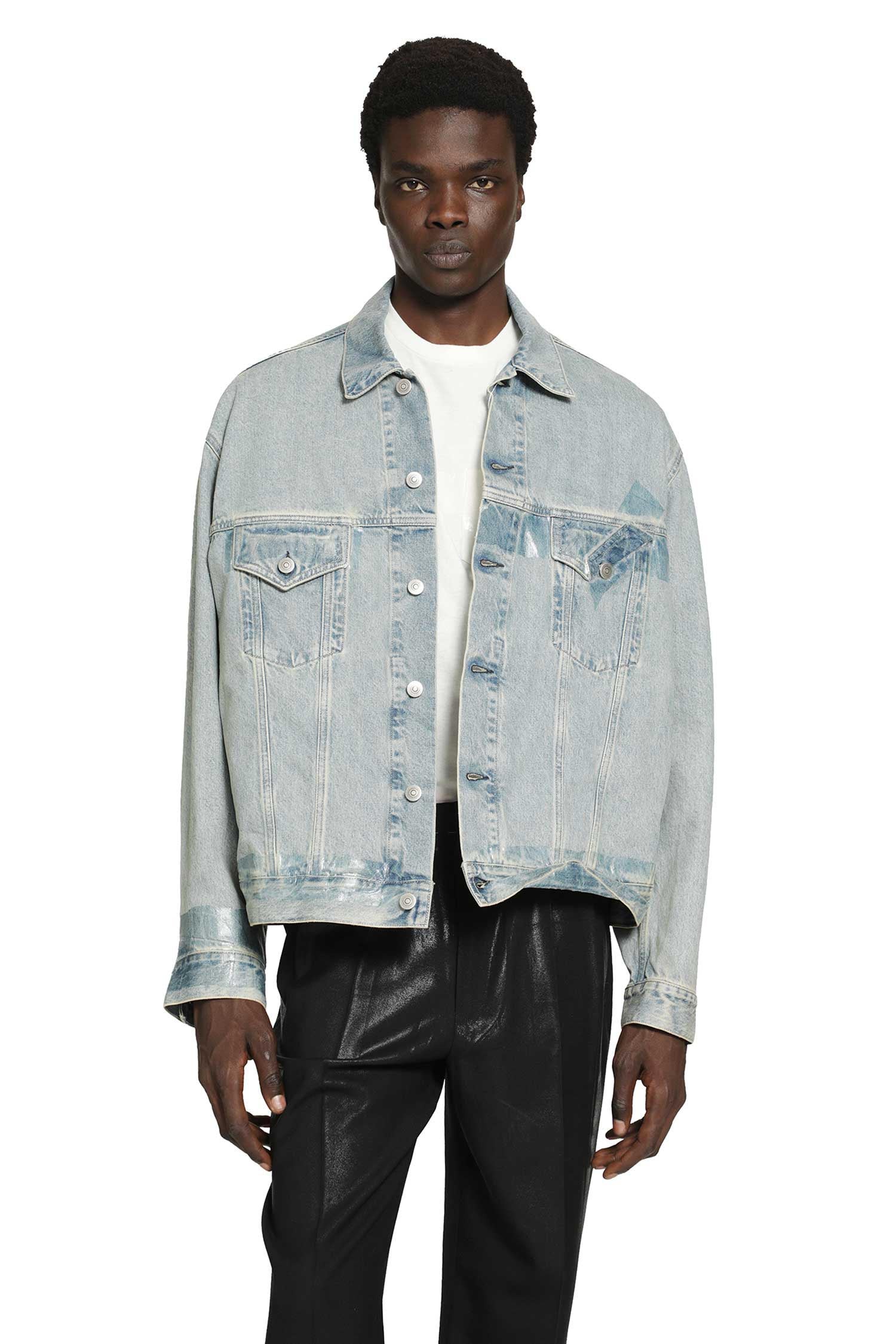 Оригінальна Taped Denim Jacket Maison margiela – боковий вид