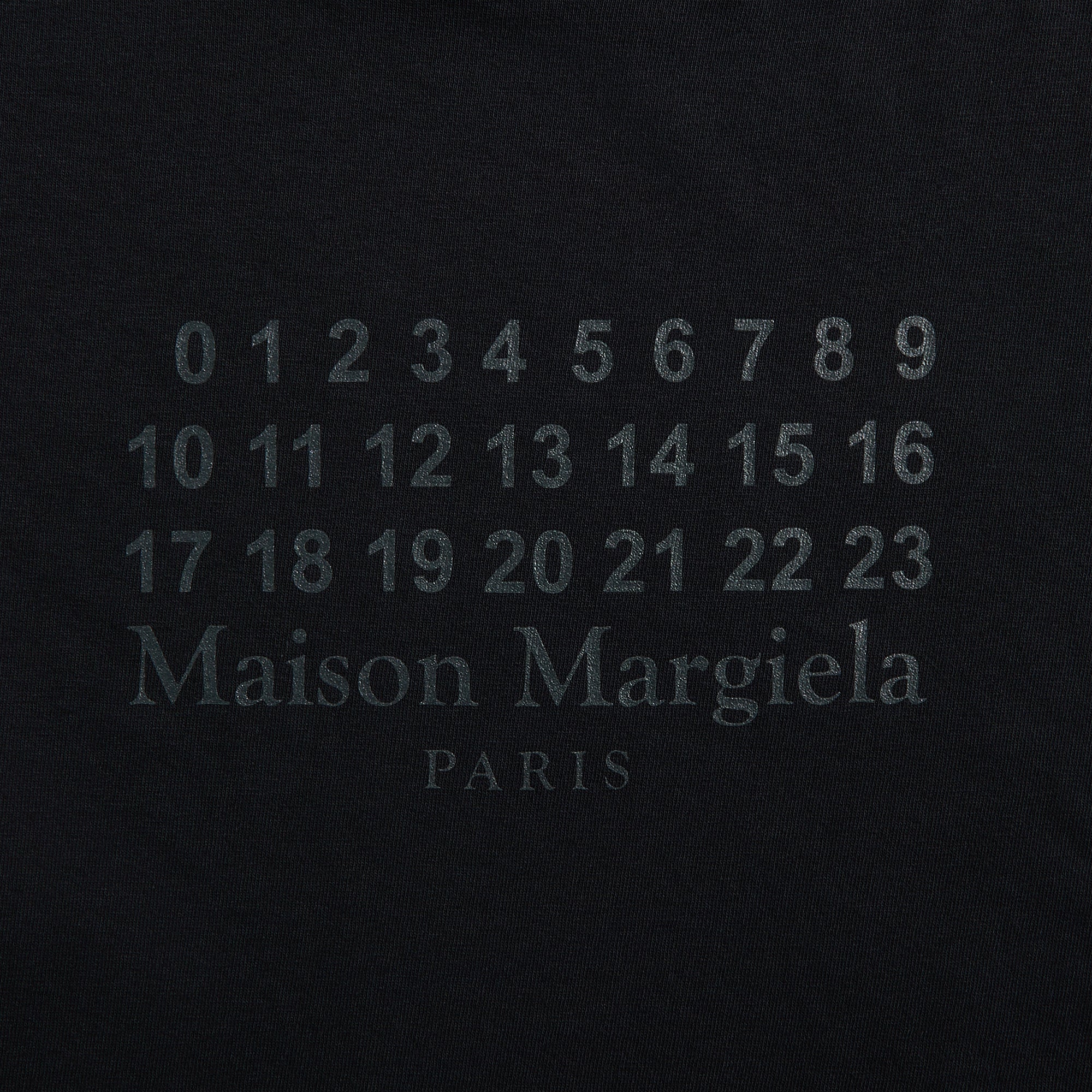Tee Washed Black Maison margiela – Гарантія оригінальності – детальний вид