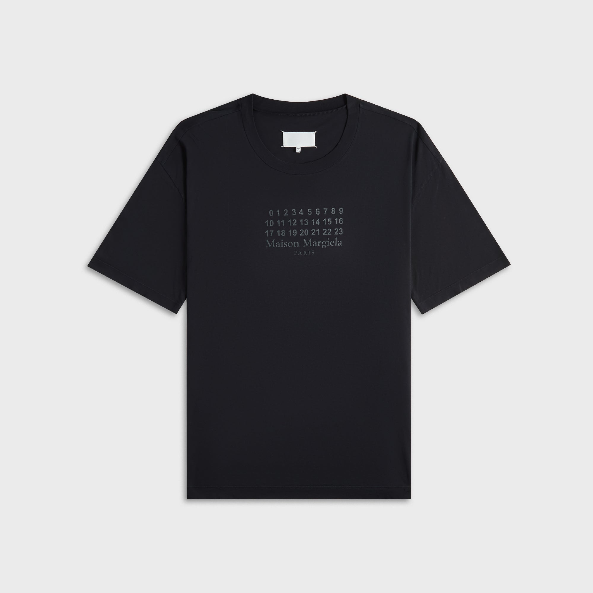 Tee Washed Black Maison margiela – Гарантія оригінальності – боковий вид