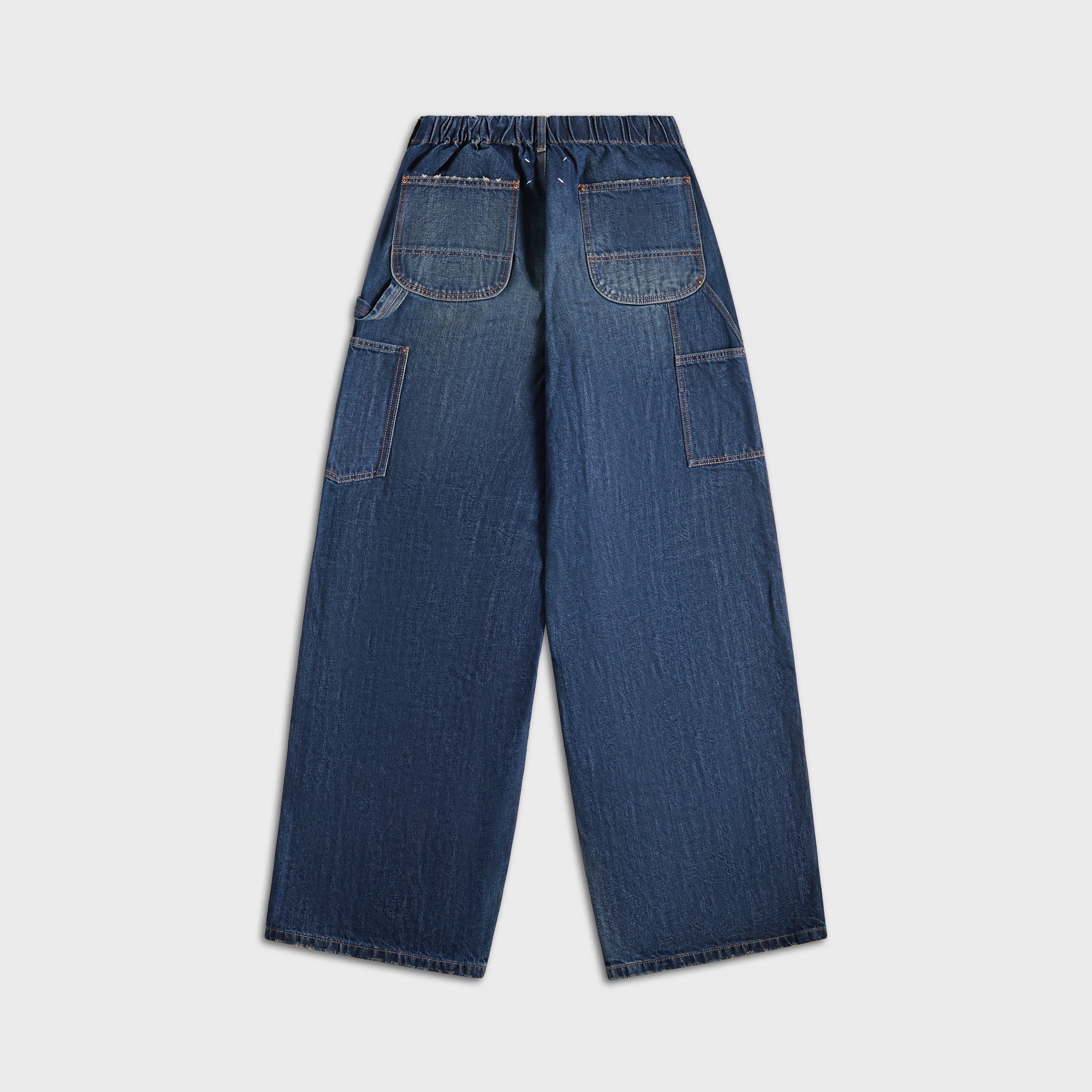 Wide Leg Pants Blue Wash Maison margiela оригінал – Купити в Україні – вид ззаду