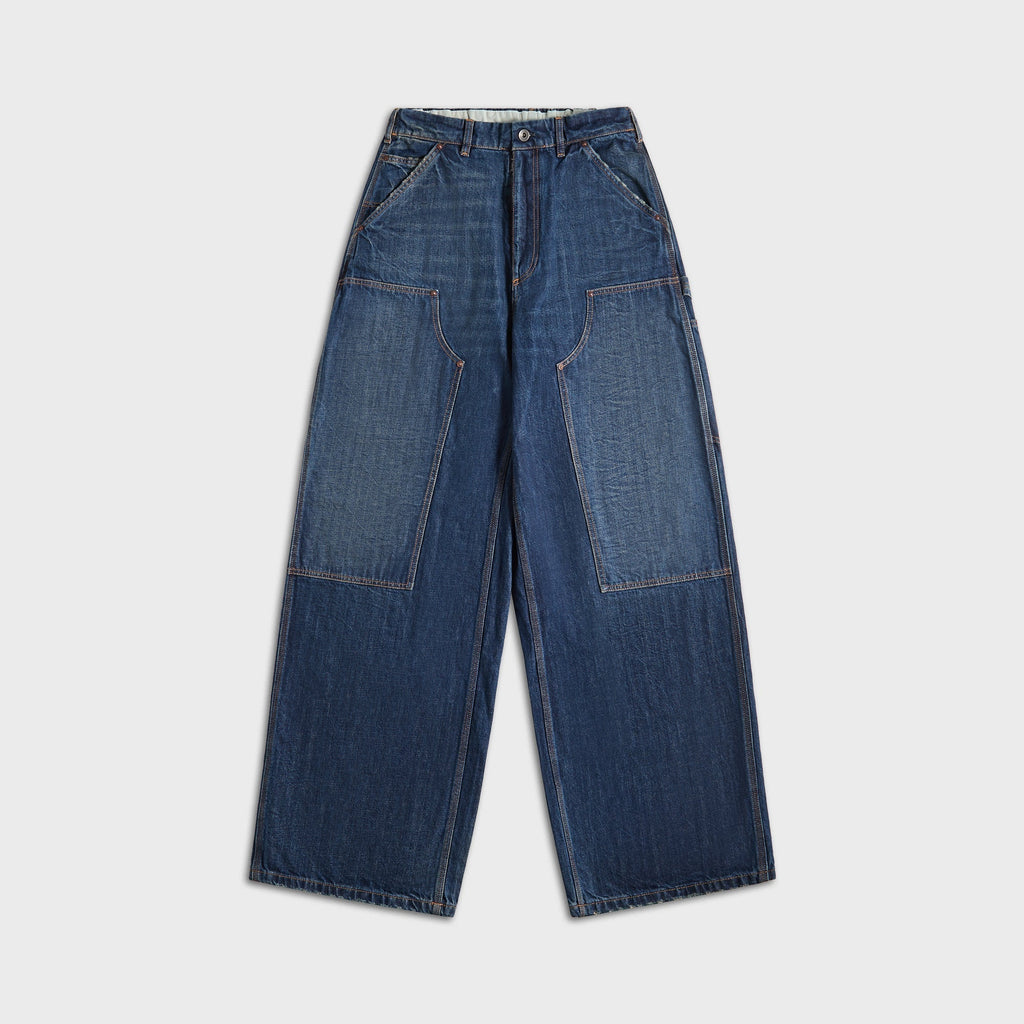 Wide Leg Pants Blue Wash Maison margiela оригінал – Купити в Україні – боковий вид