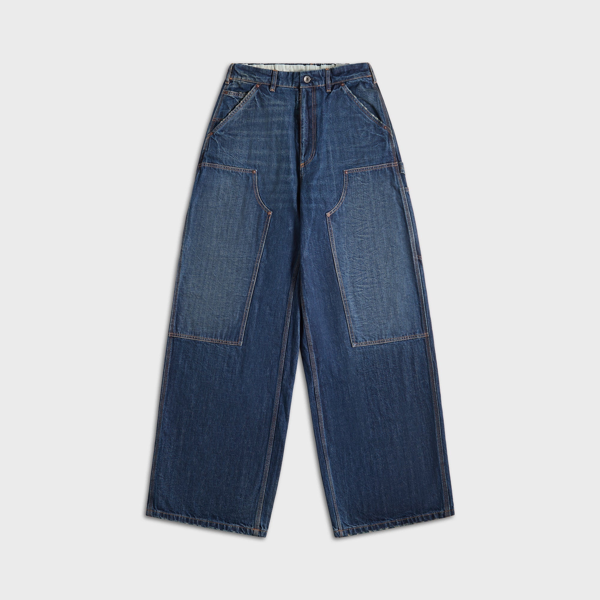 Wide Leg Pants Blue Wash Maison margiela оригінал – Купити в Україні – боковий вид