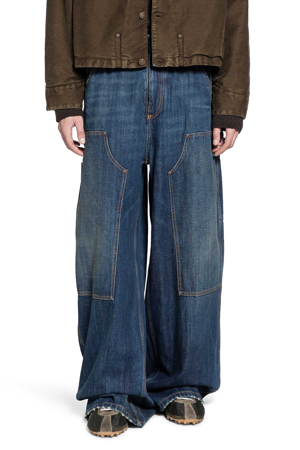 Оригінальна Wide Leg Jeans Maison margiela – боковий вид