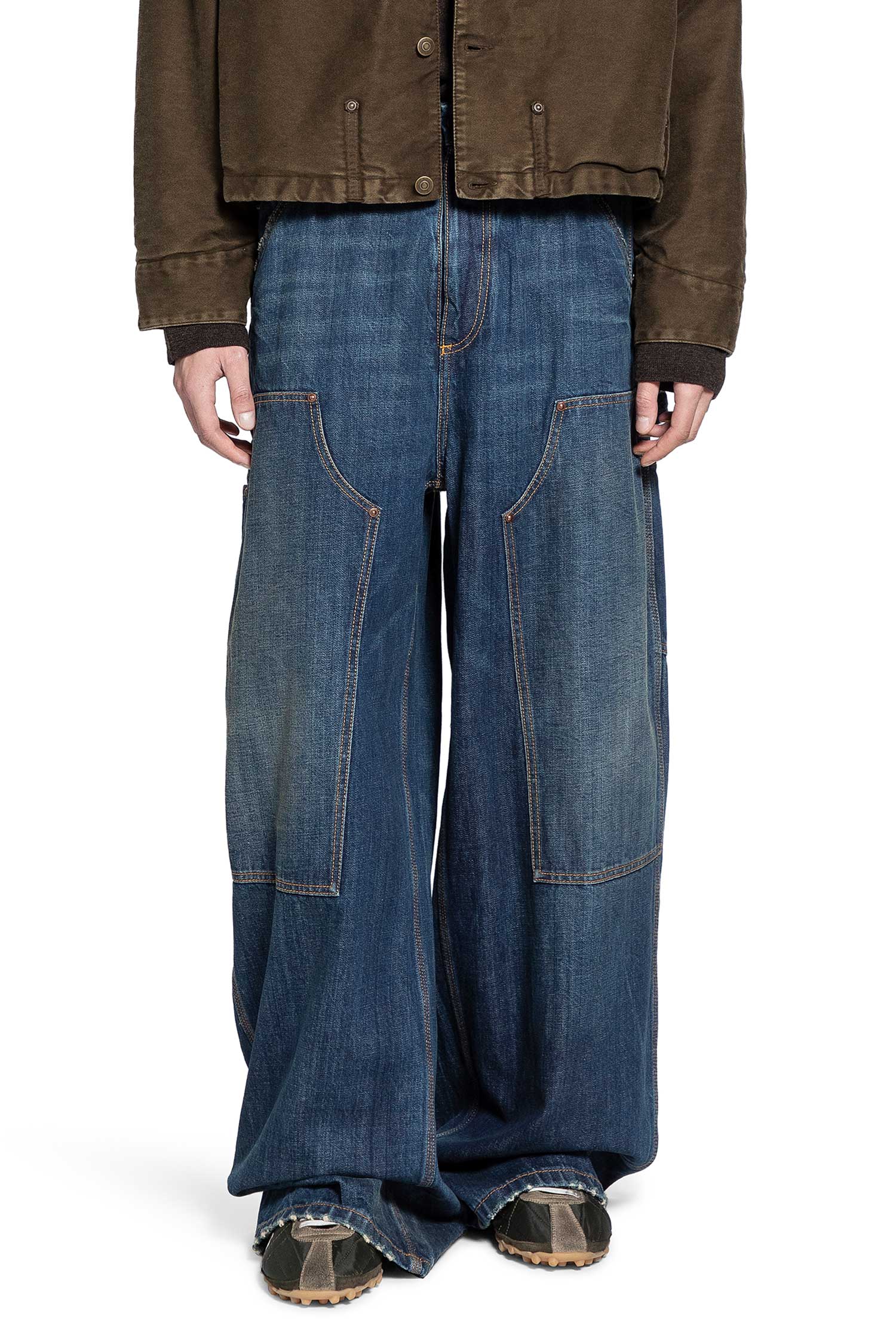 Оригінальна Wide Leg Jeans Maison margiela – боковий вид