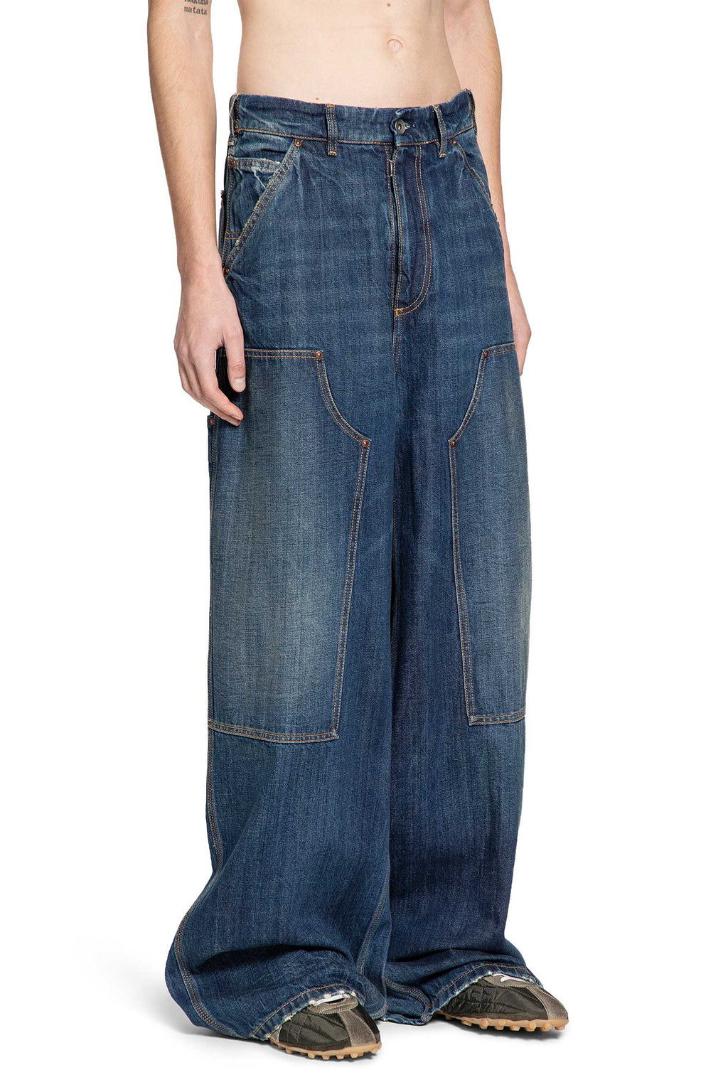 Оригінальна Wide Leg Jeans Maison margiela – детальний вид