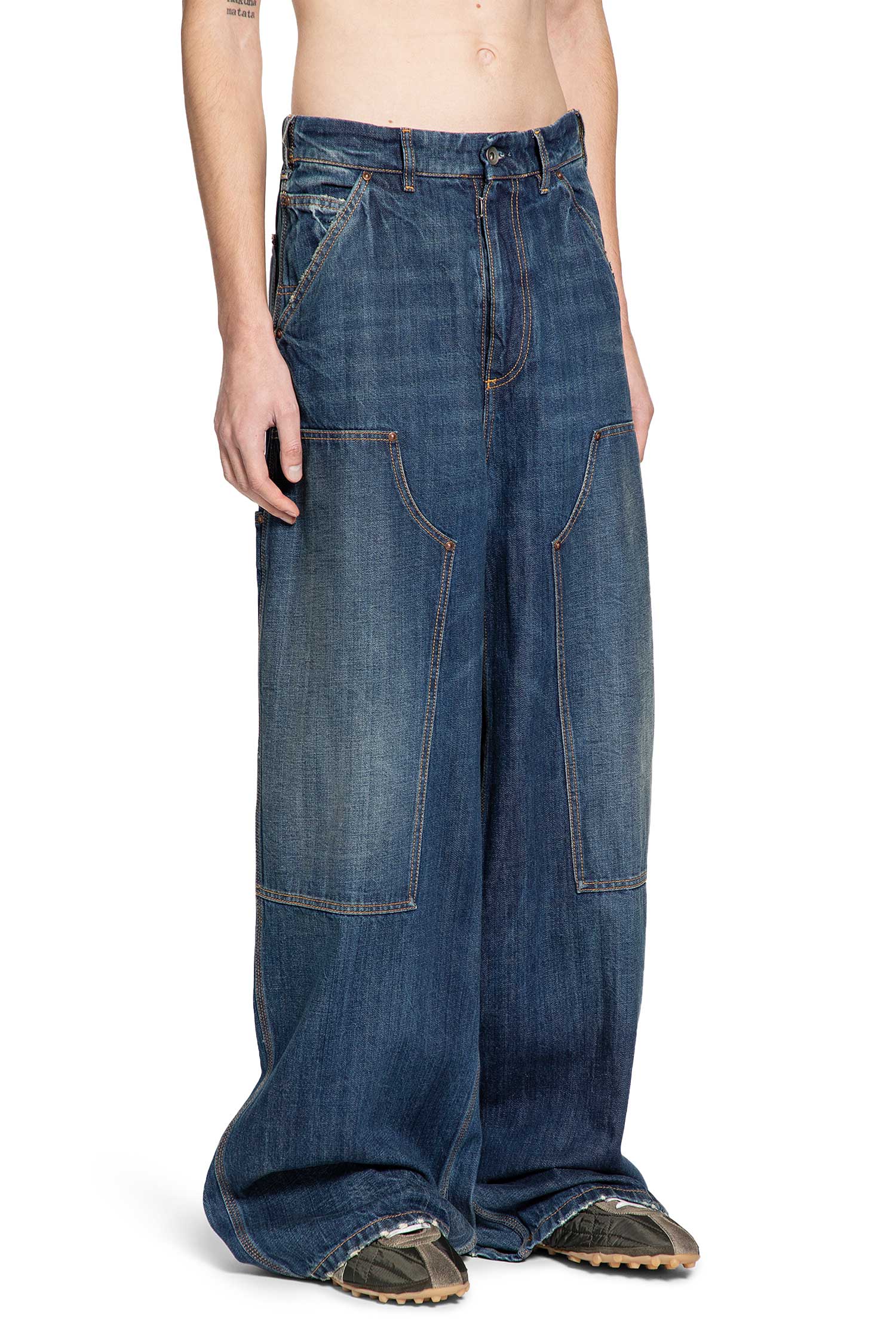 Оригінальна Wide Leg Jeans Maison margiela – детальний вид