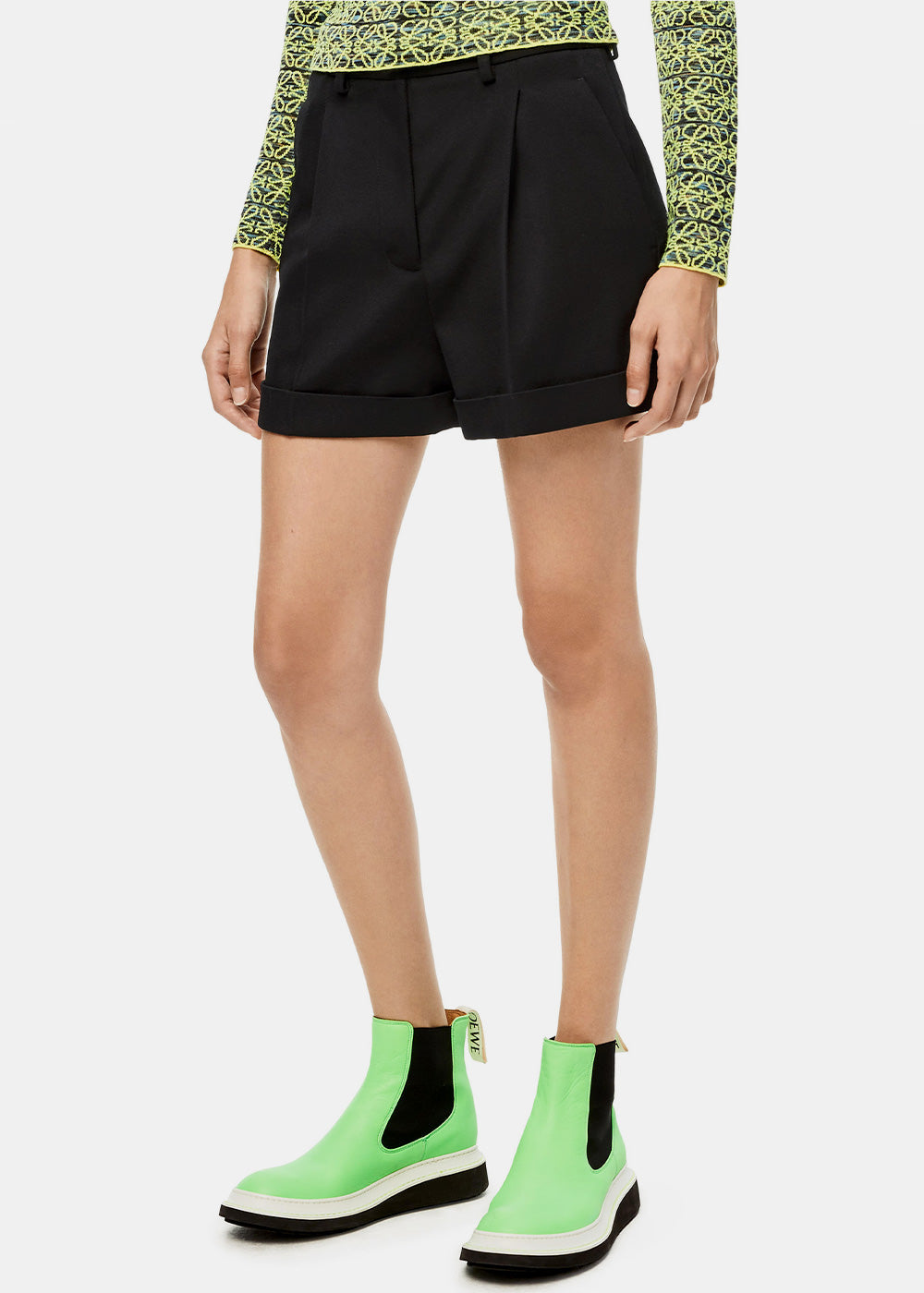 Black Tailored Shorts Loewe оригінал – Купити в Україні – вид ззаду