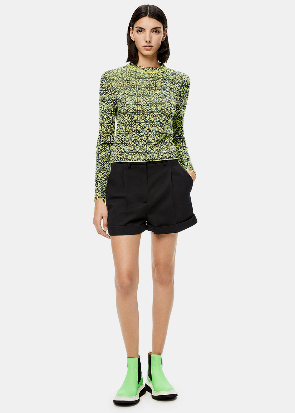 Black Tailored Shorts Loewe оригінал – Купити в Україні – збільшений вид