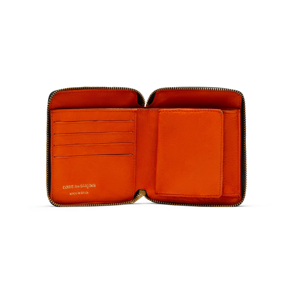 Оригінальна Washed Full Zip Around Wallet Comme des garcons – вид ззаду
