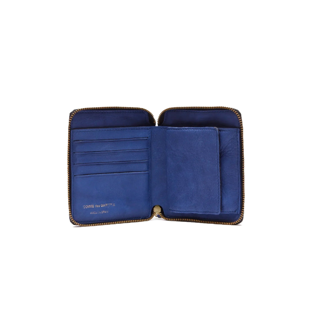 Оригінальна Washed Full Zip Around Wallet Comme des garcons – вид ззаду