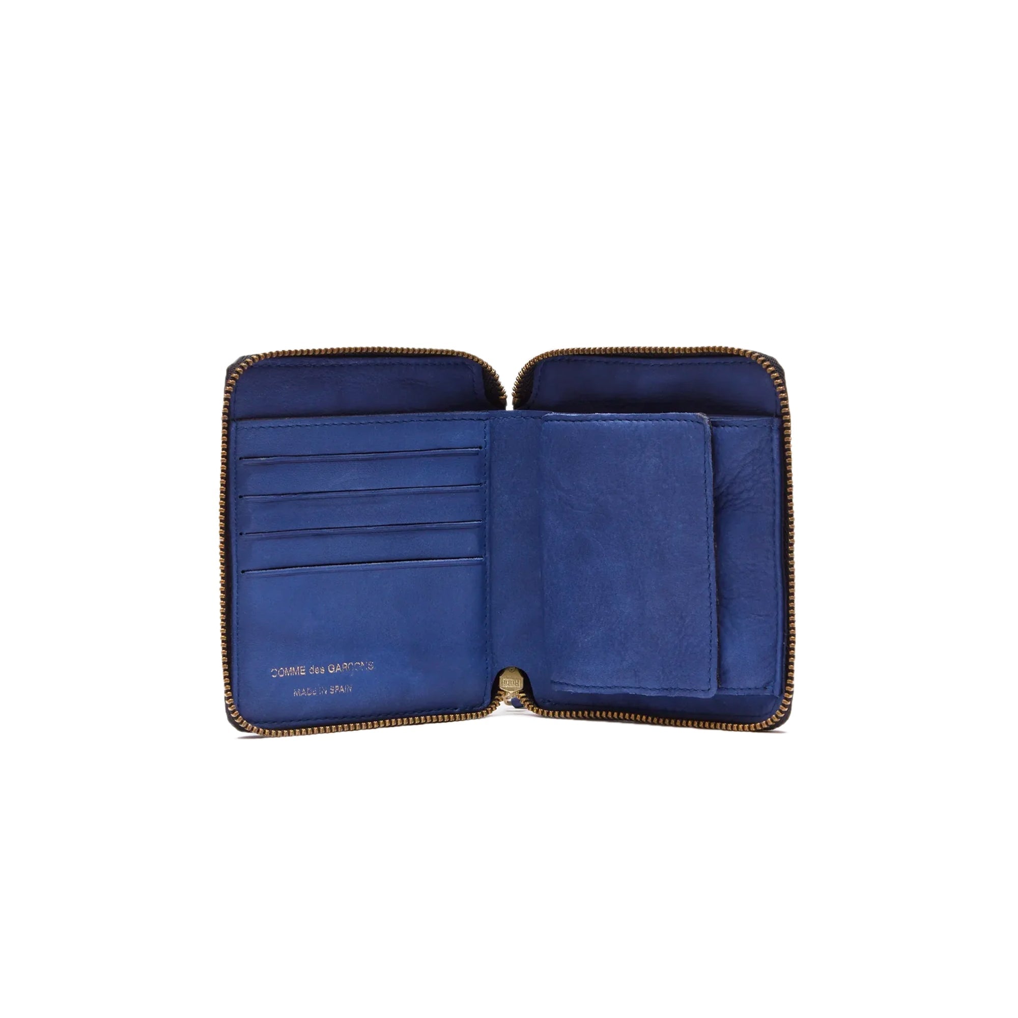 Оригінальна Washed Full Zip Around Wallet Comme des garcons – вид ззаду