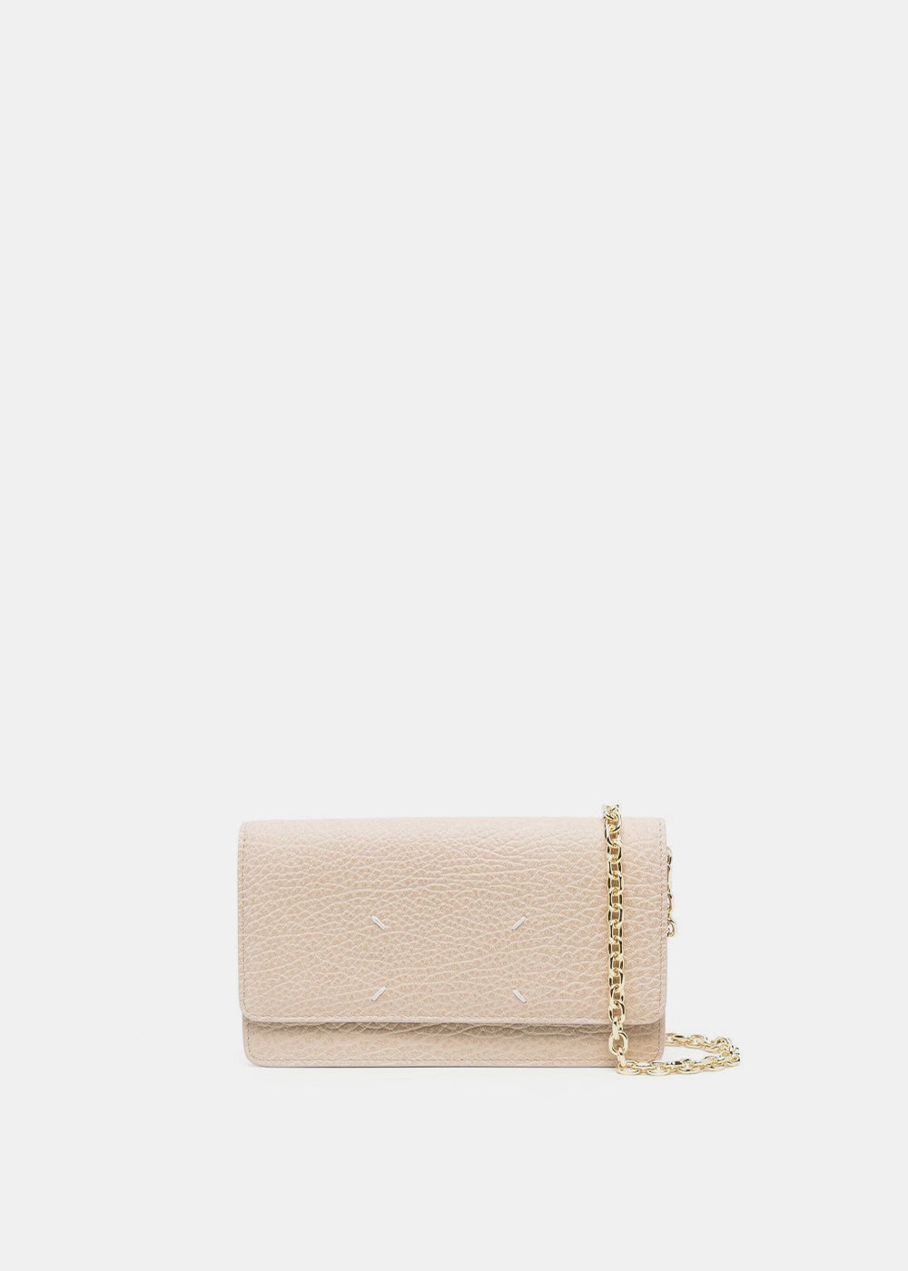 Оригінальна Beige Chain Wallet Shoulder Bag Maison margiela – боковий вид