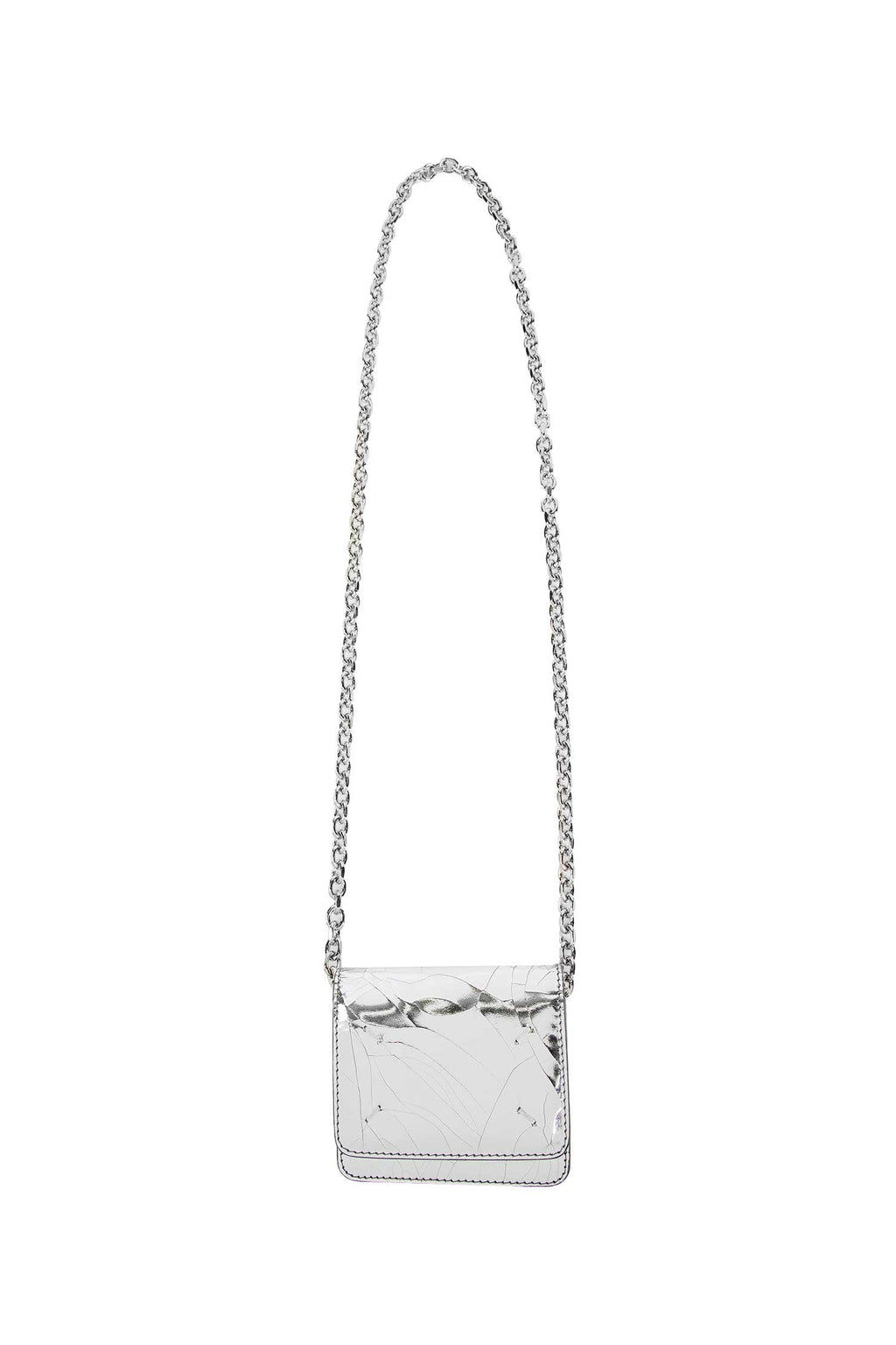 Broken Mirror Small Wallet On Chain Maison margiela – Гарантія оригінальності – боковий вид