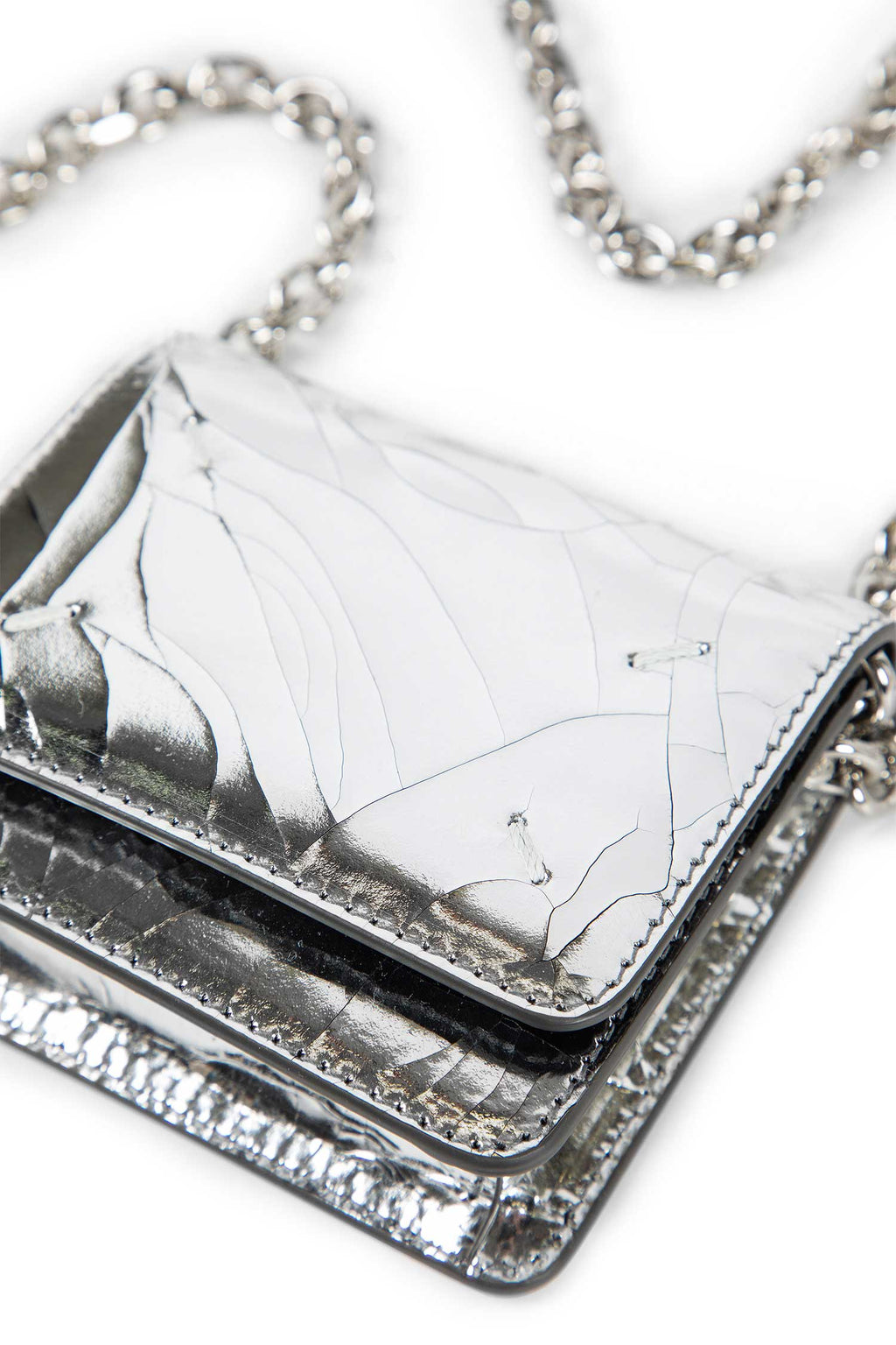 Broken Mirror Small Wallet On Chain Maison margiela – Гарантія оригінальності – детальний вид