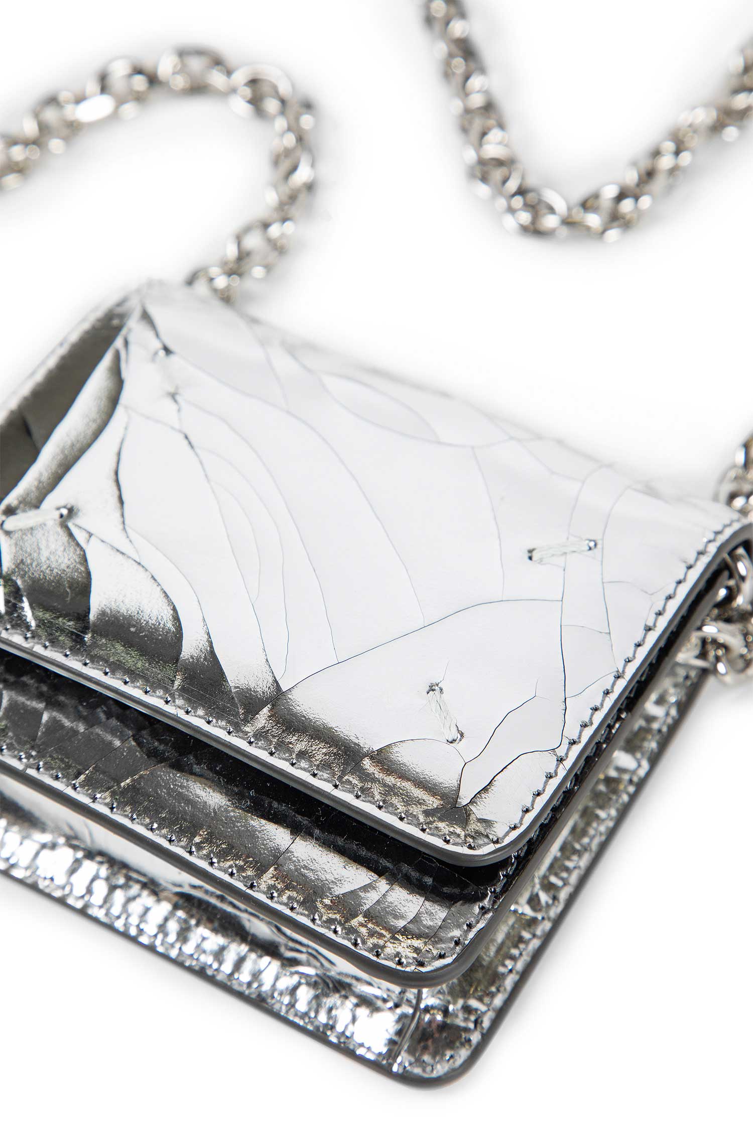 Broken Mirror Small Wallet On Chain Maison margiela – Гарантія оригінальності – детальний вид