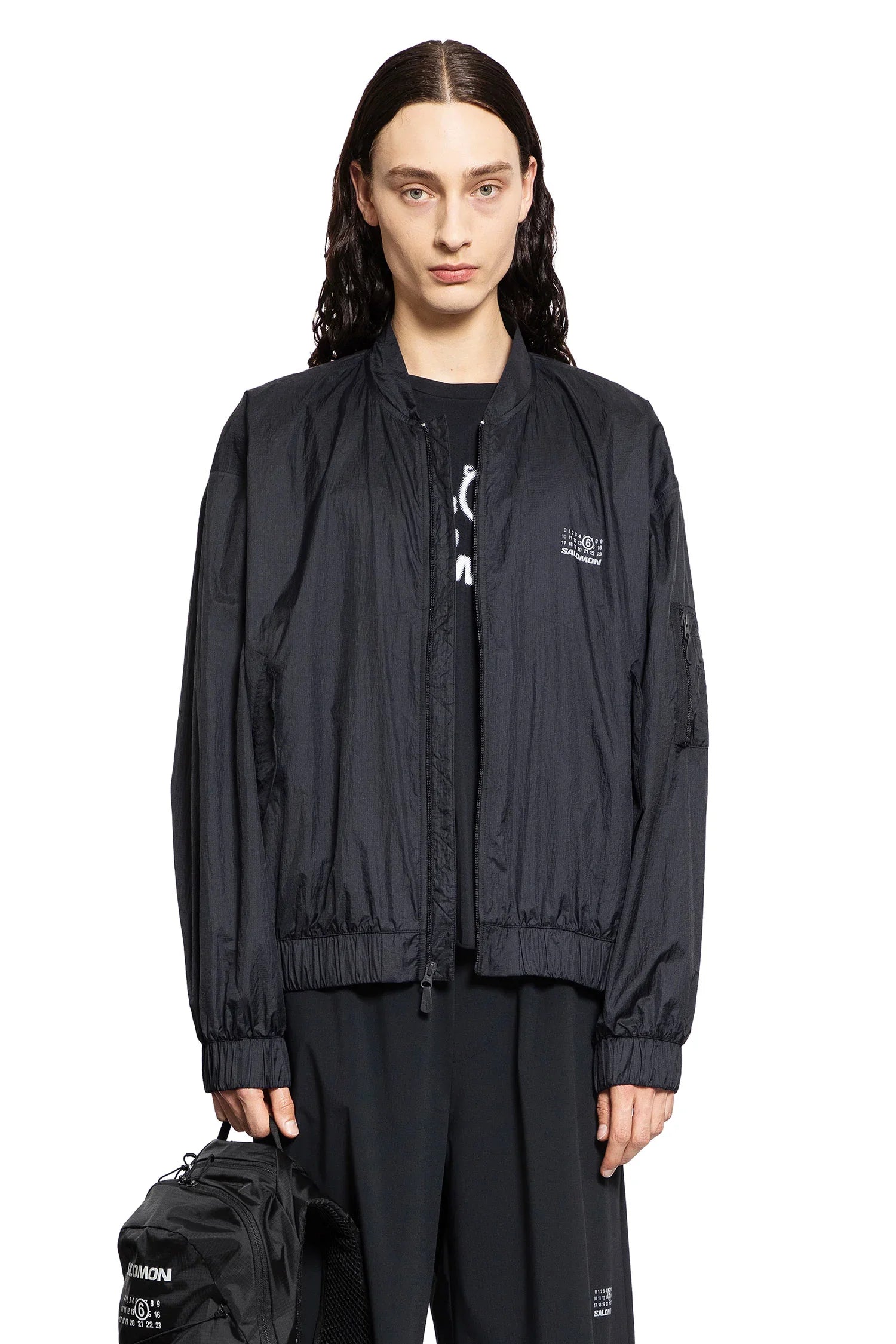 Salomon Collaboration Nylon Sports Jacket Maison margiela оригінал – Купити в Україні – боковий вид