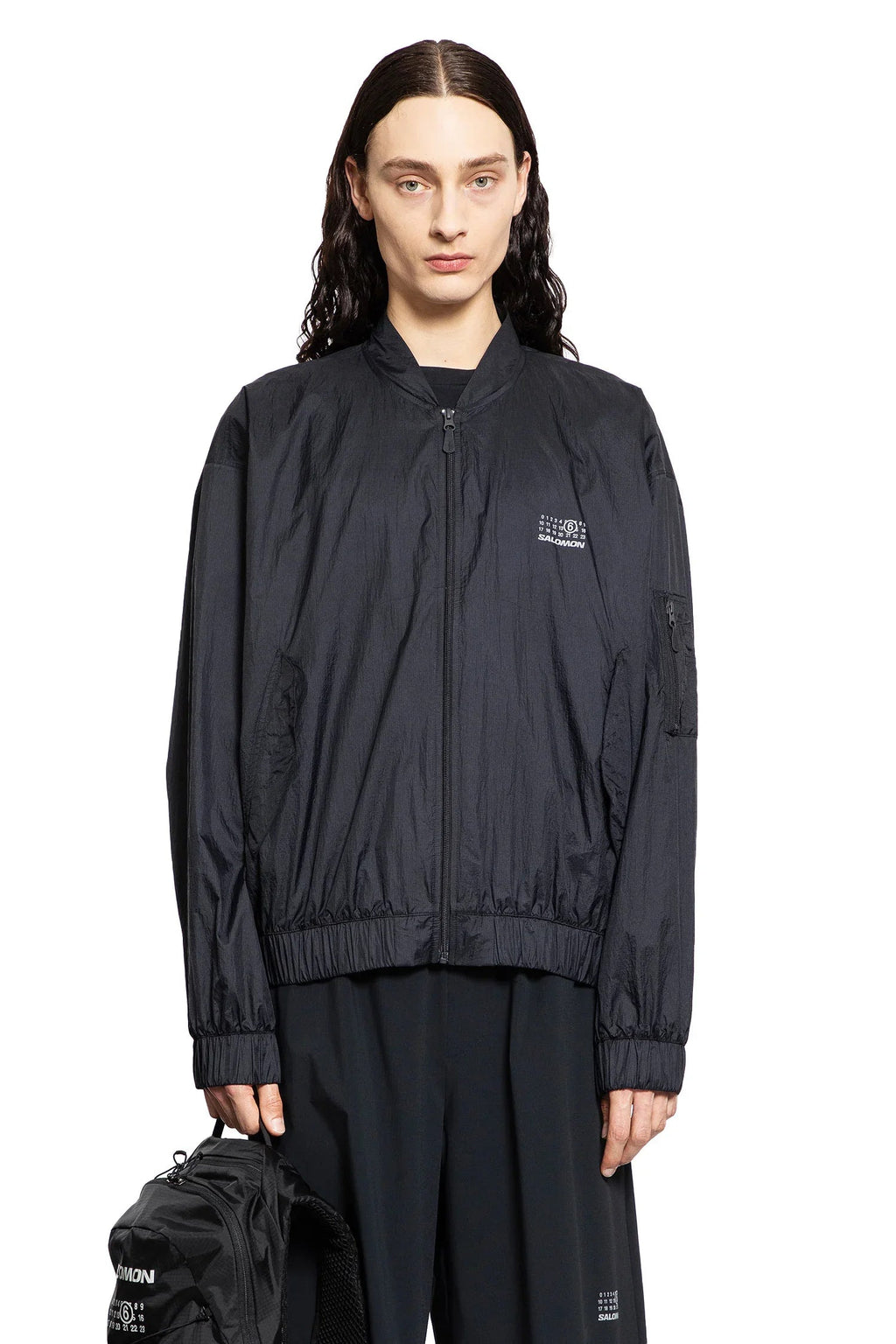 Salomon Collaboration Nylon Sports Jacket Maison margiela оригінал – Купити в Україні – вид ззаду