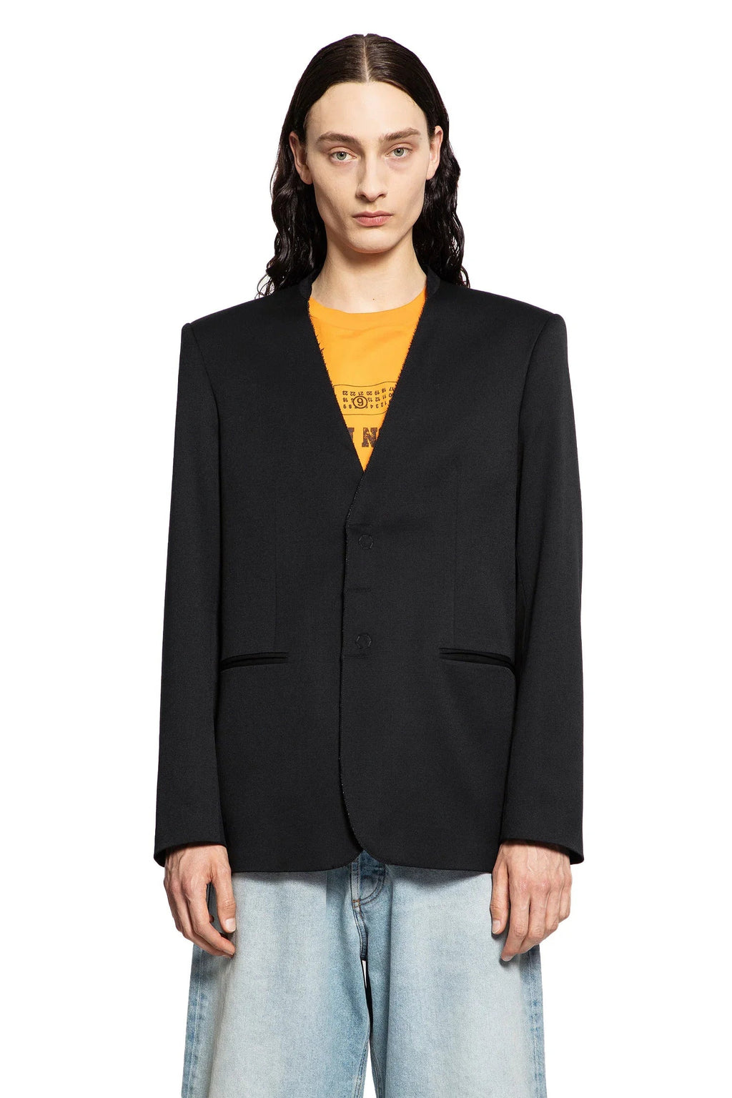 Man Black Blazers Maison margiela – Гарантія оригінальності – вид ззаду