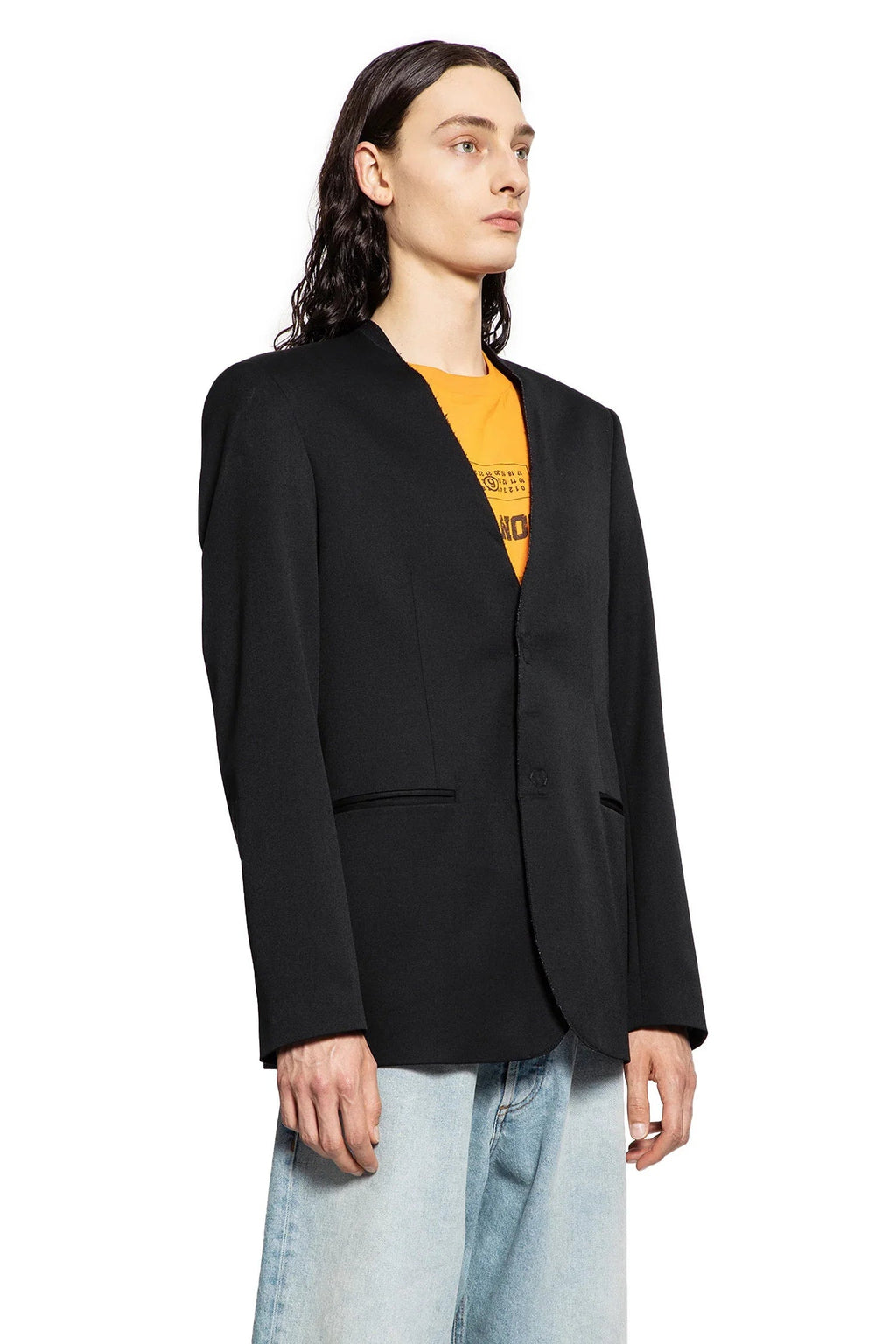 Man Black Blazers Maison margiela – Гарантія оригінальності – детальний вид