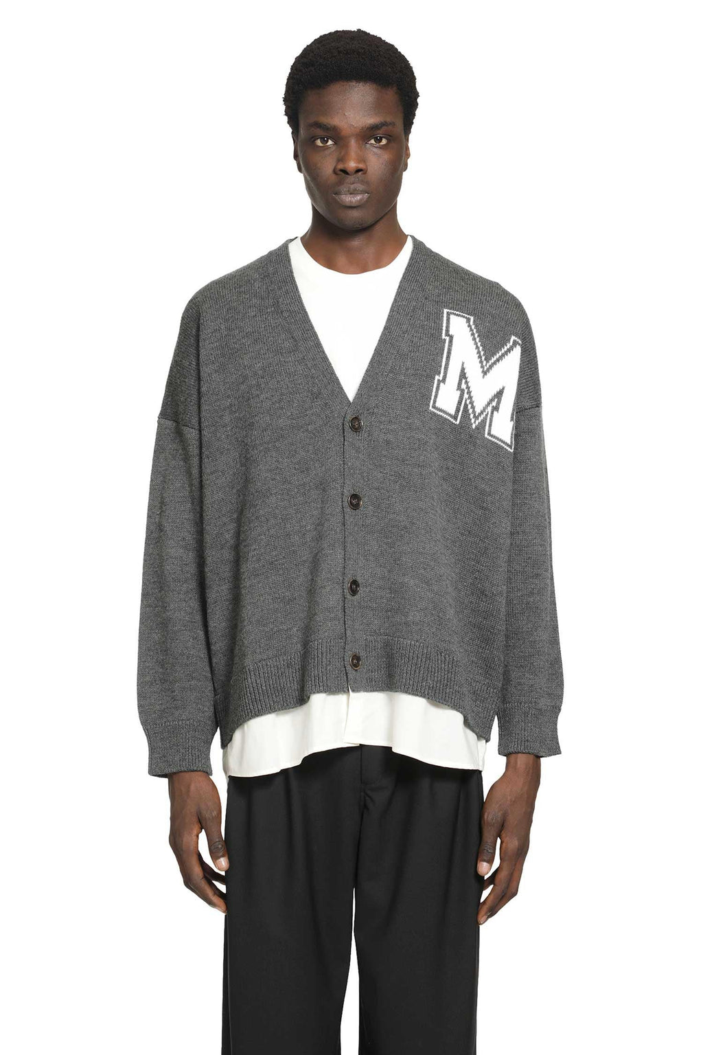 Two-In One Knit Cardigan Maison margiela – Гарантія оригінальності – боковий вид