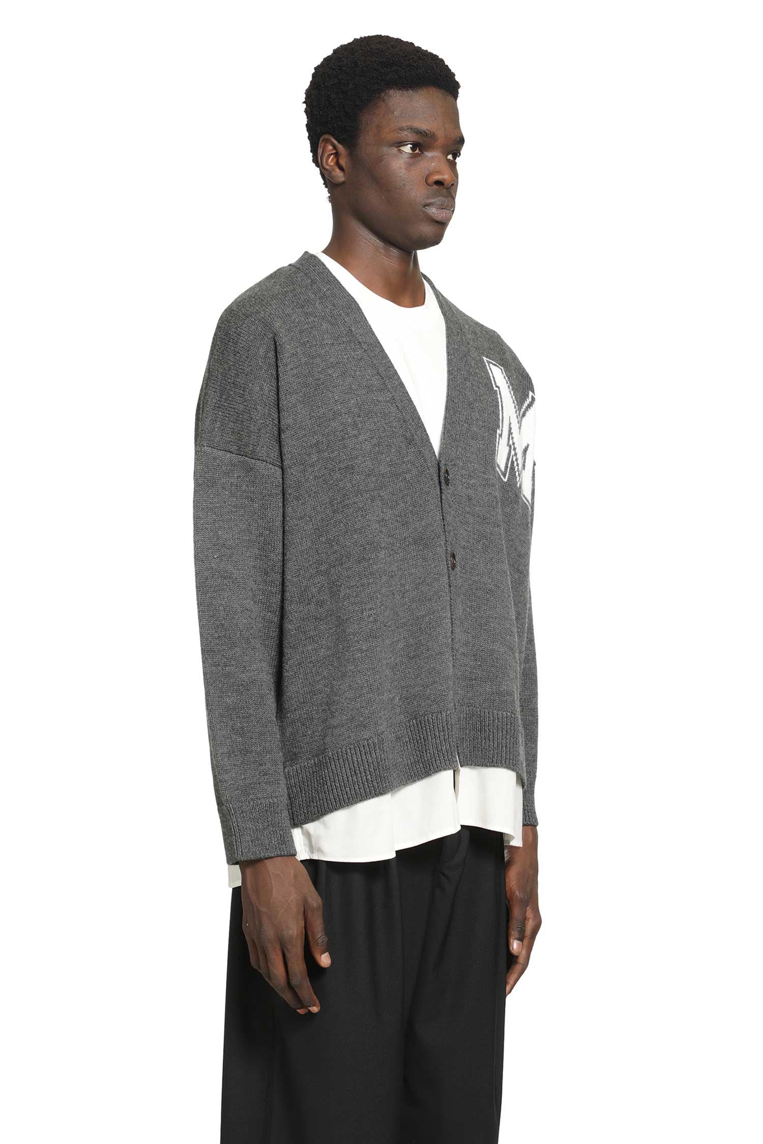 Two-In One Knit Cardigan Maison margiela – Гарантія оригінальності – вид ззаду - MAISON MARGIELA