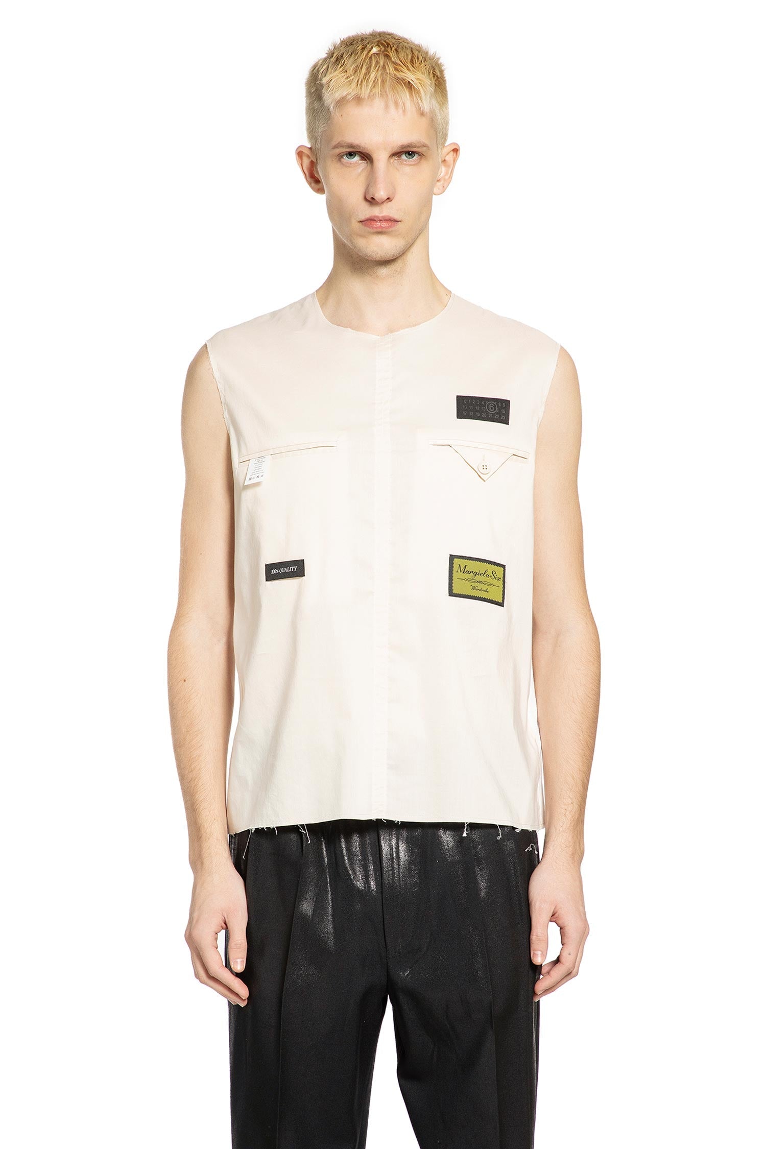 Оригінальна Reversed Sleeveless Shirt Maison margiela – боковий вид