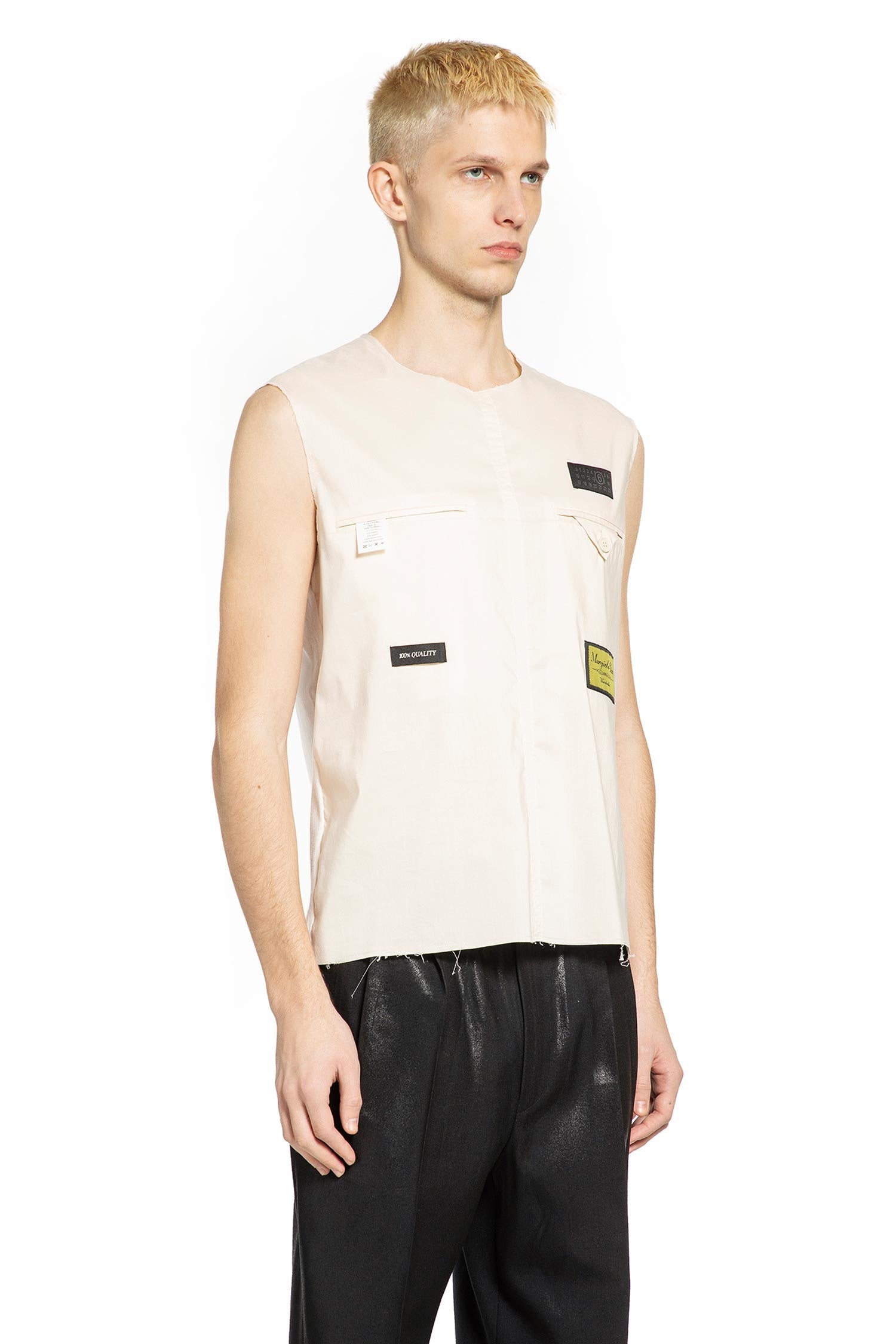 Оригінальна Reversed Sleeveless Shirt Maison margiela – вид ззаду