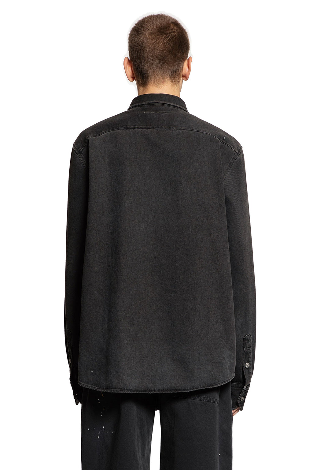 Оригінальна Painted Denim Shirt Maison margiela – детальний вид