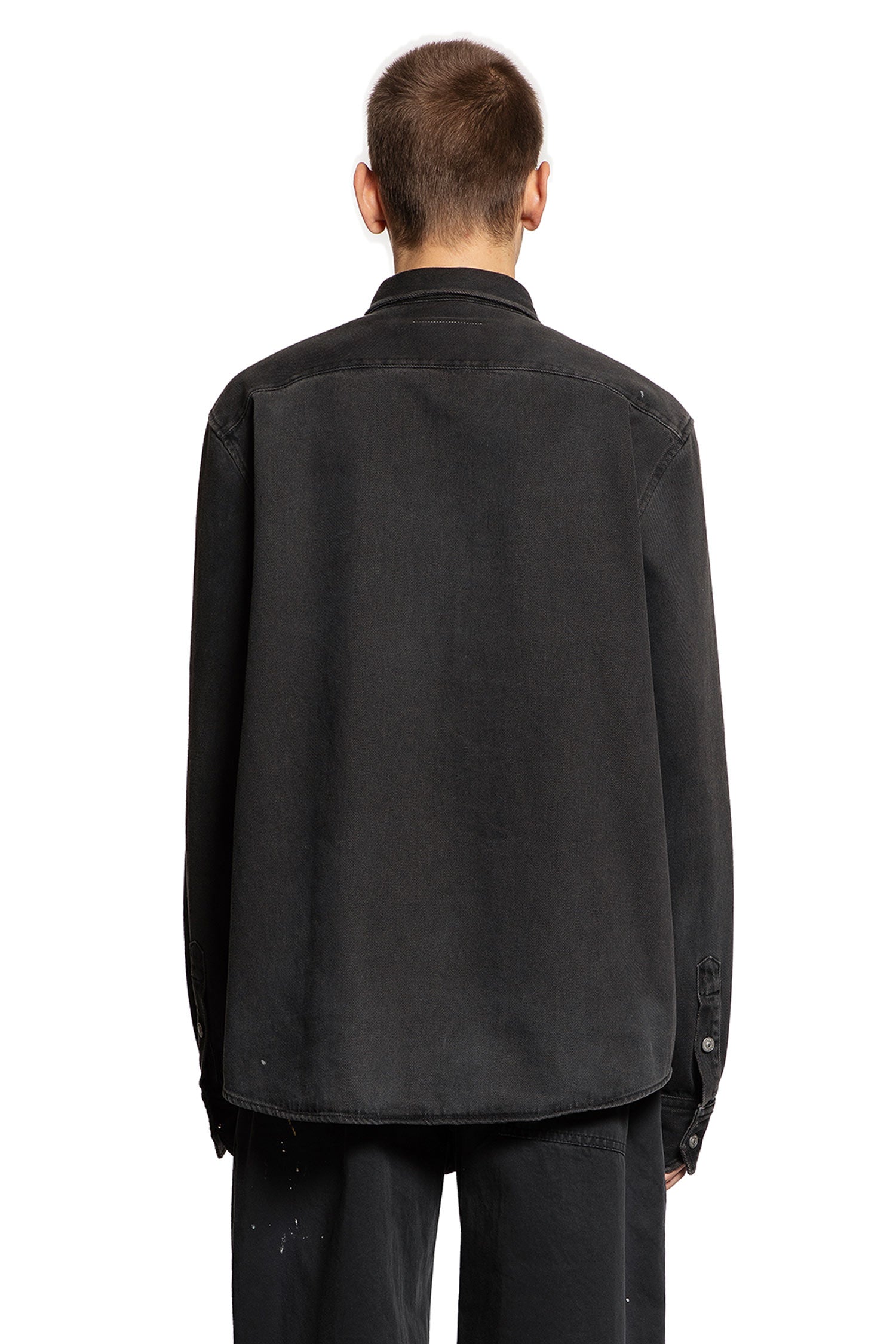 Оригінальна Painted Denim Shirt Maison margiela – детальний вид