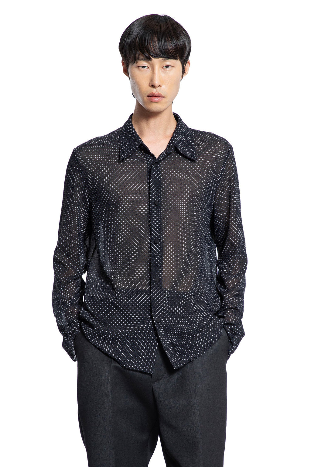 Star Chiffon Shirt Maison margiela оригінал – Купити в Україні – боковий вид