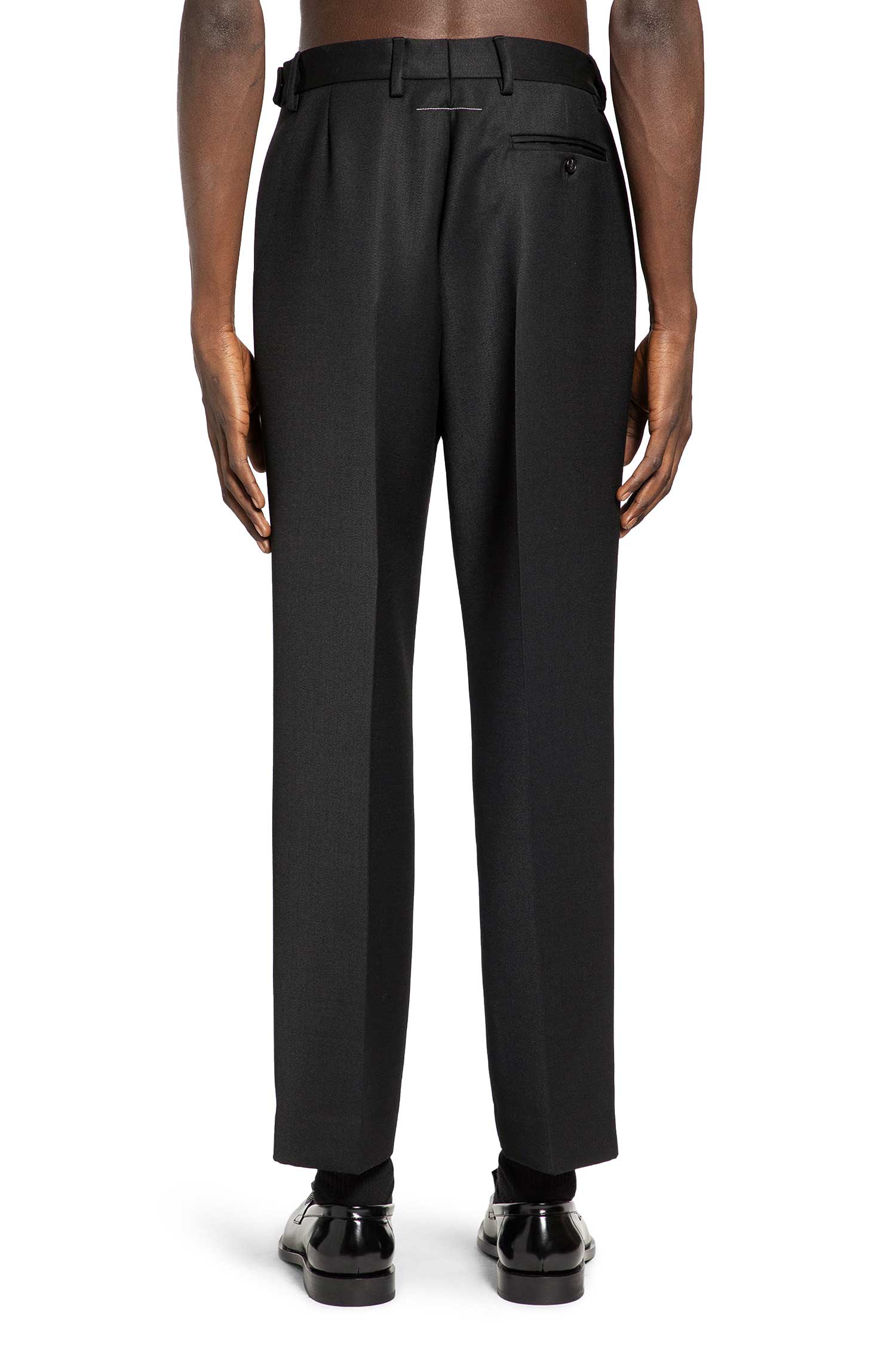 Belted Wool Trousers Maison margiela – Гарантія оригінальності – збільшений вид