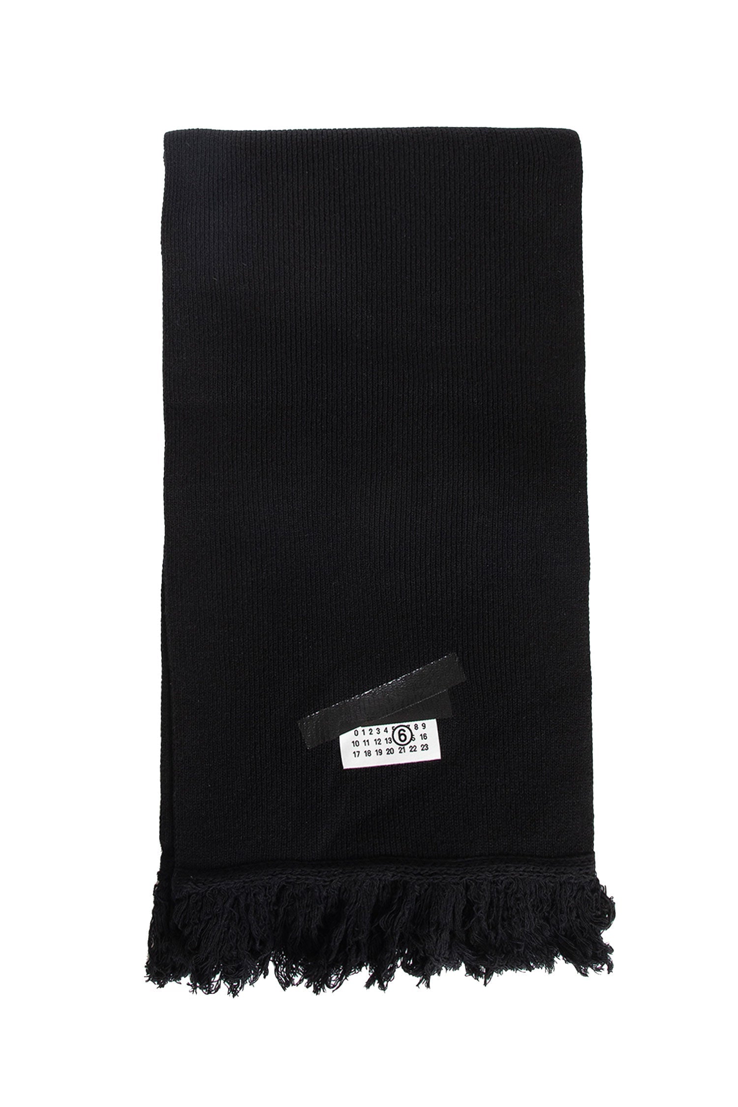 Ribbed Knit Wool Scarf Maison margiela оригінал – Купити в Україні – боковий вид