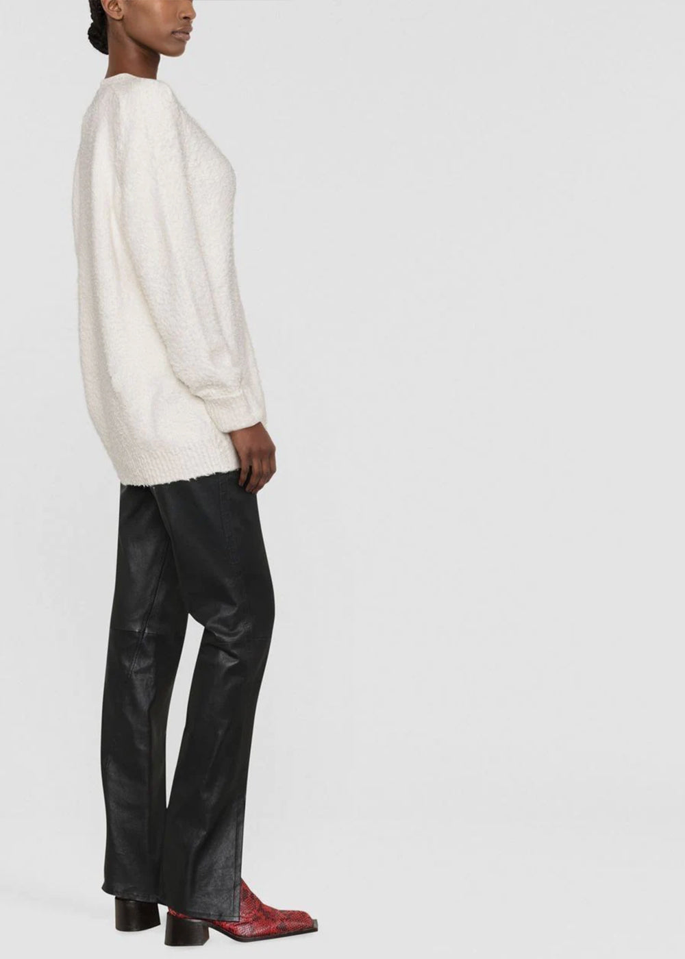 Оригінальна Off White Oversized Piled Cardigan Maison margiela – збільшений вид