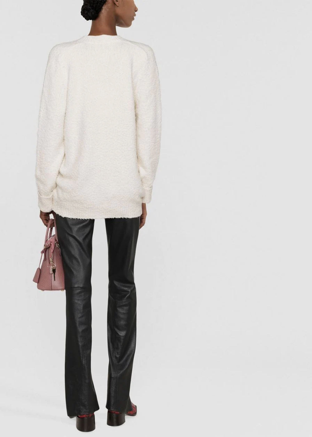 Оригінальна Off White Oversized Piled Cardigan Maison margiela – детальний вид