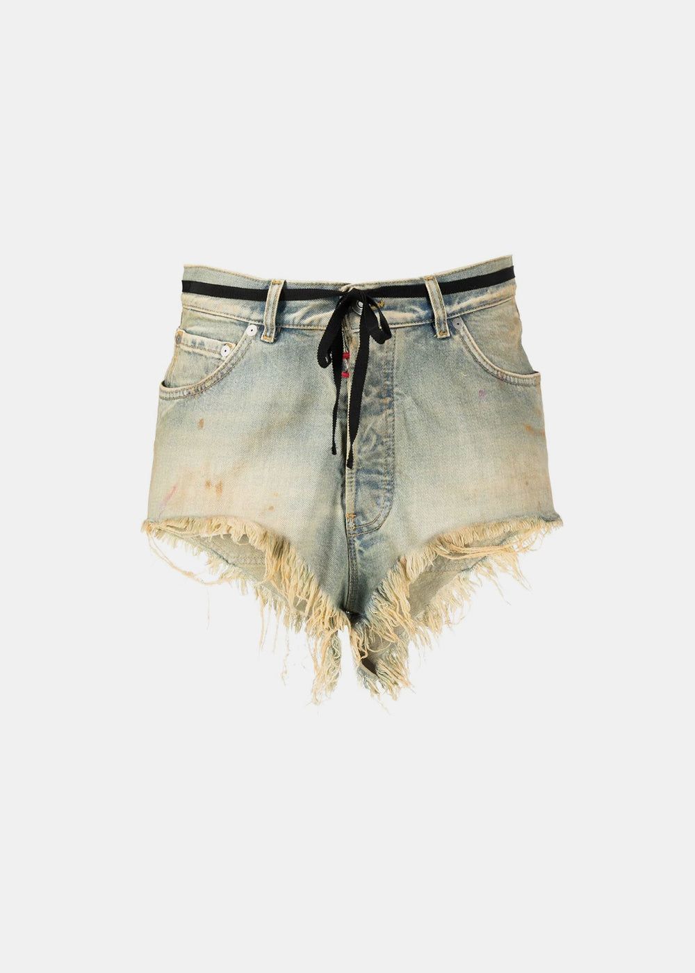 Dirty Blue Denim Shorts Maison margiela – Гарантія оригінальності – боковий вид
