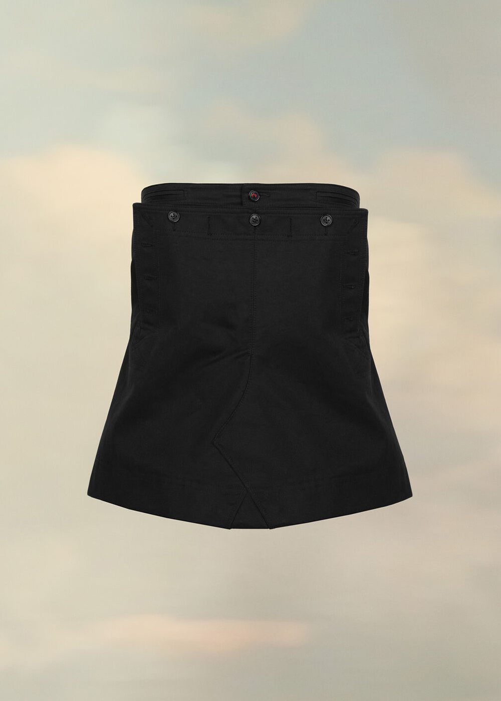 Black Cotton Bodice Maison margiela оригінал – Купити в Україні – боковий вид