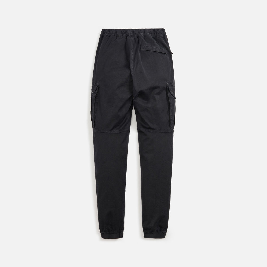 Stretch Broken Twill Cotton Old Effect Pant Charcoal Stone island оригінал – Купити в Україні – вид ззаду