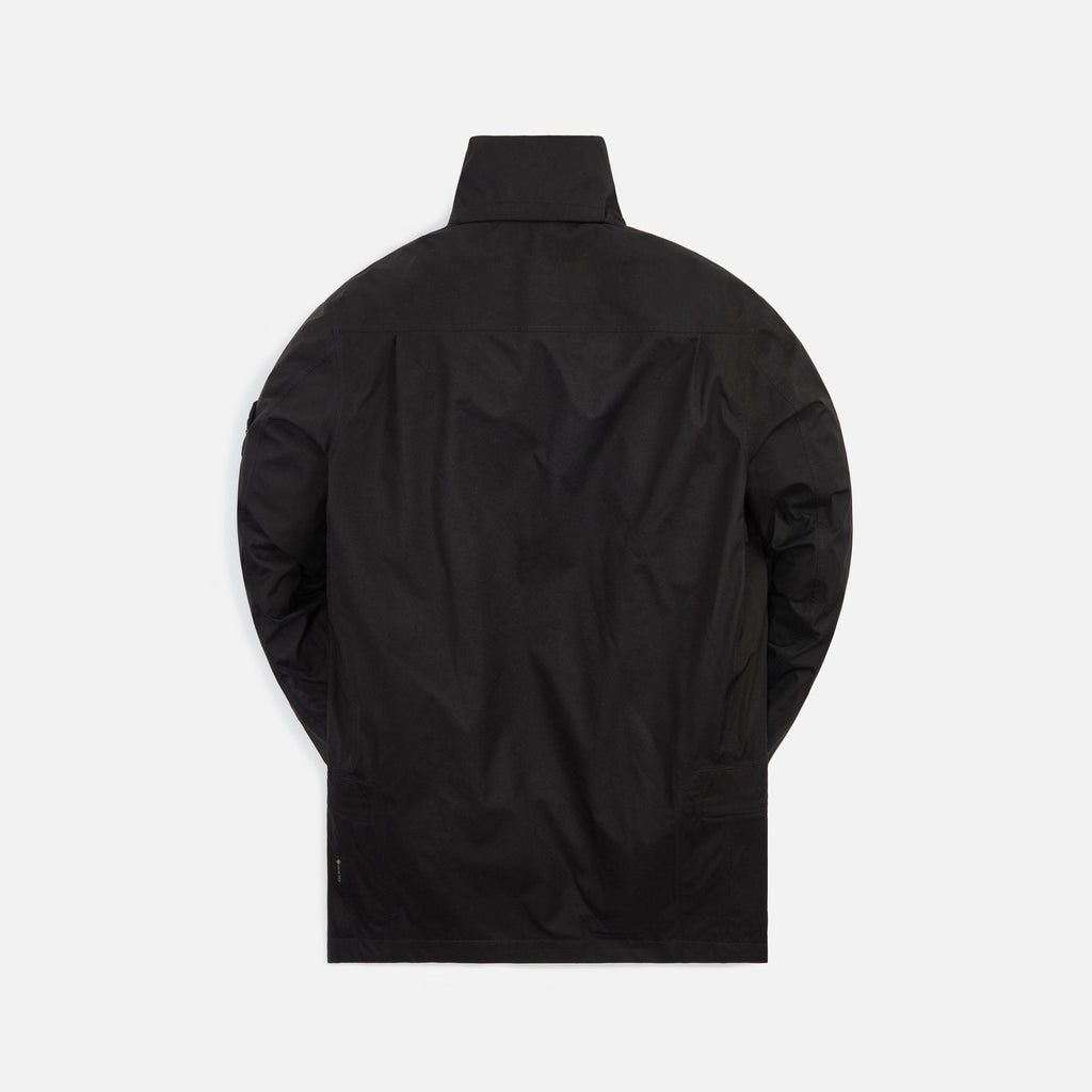 Ripstop Gore Tex Packable Jacket Black Stone island – Гарантія оригінальності – вид ззаду