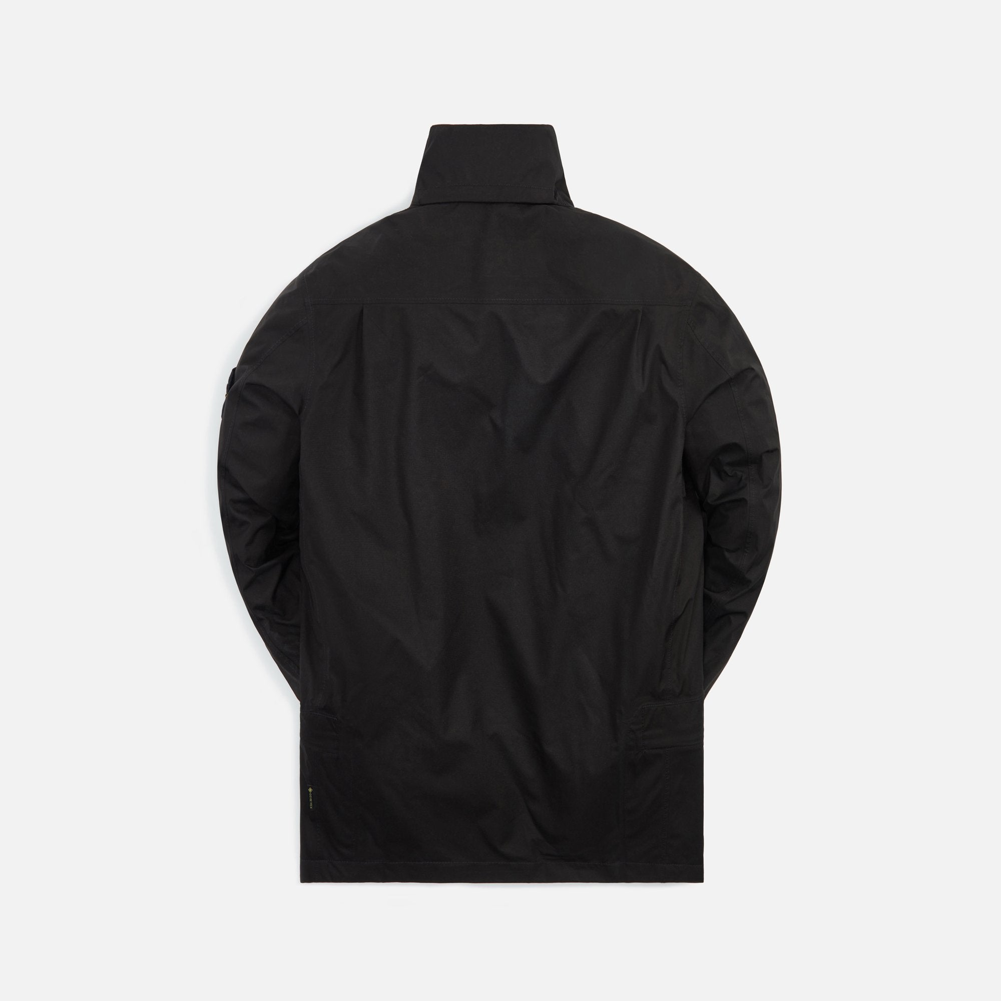 Ripstop Gore Tex Packable Jacket Black Stone island – Гарантія оригінальності – вид ззаду