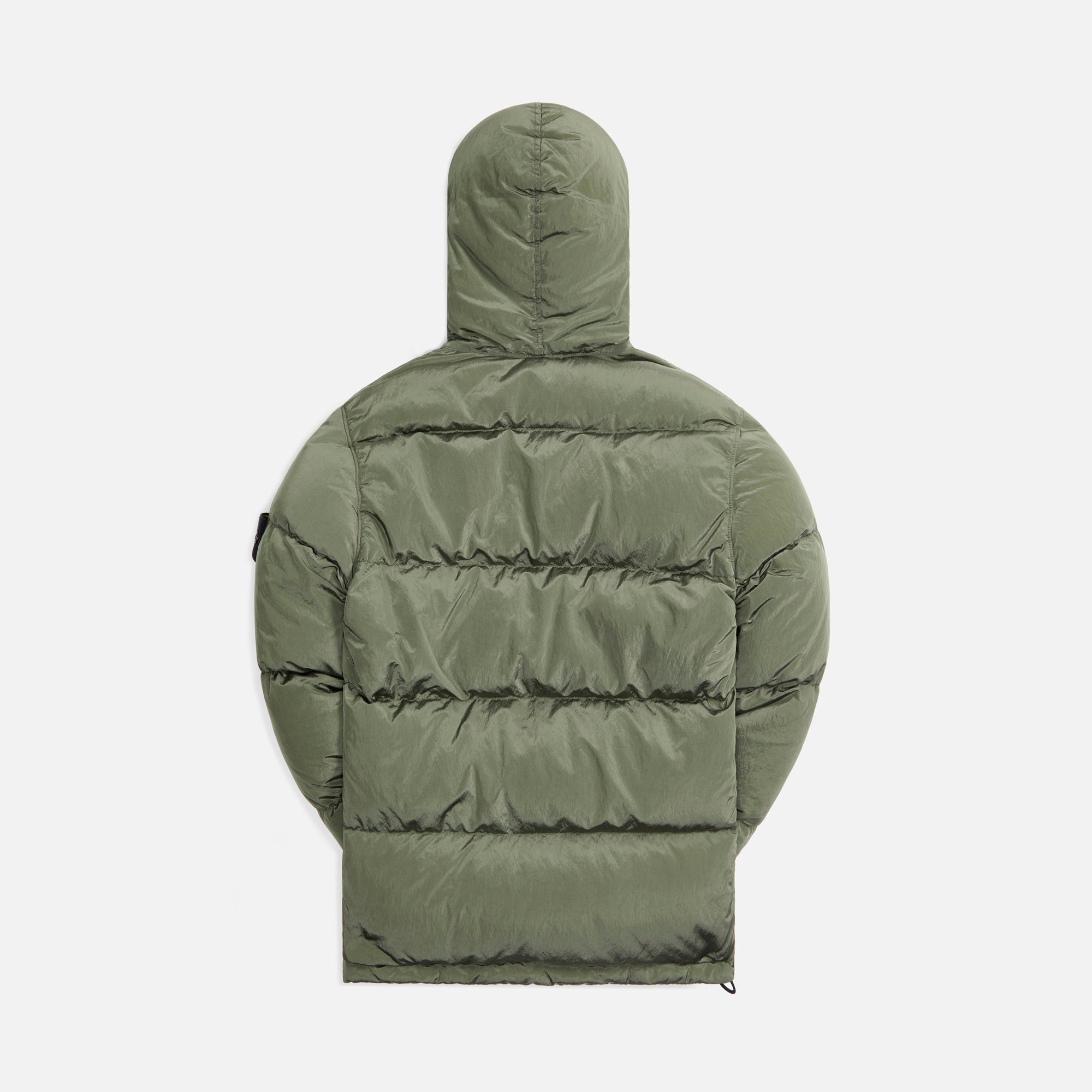 Nylon Metal Garment Dyed Real Down Jacket Sage Stone island оригінал – Купити в Україні – вид ззаду
