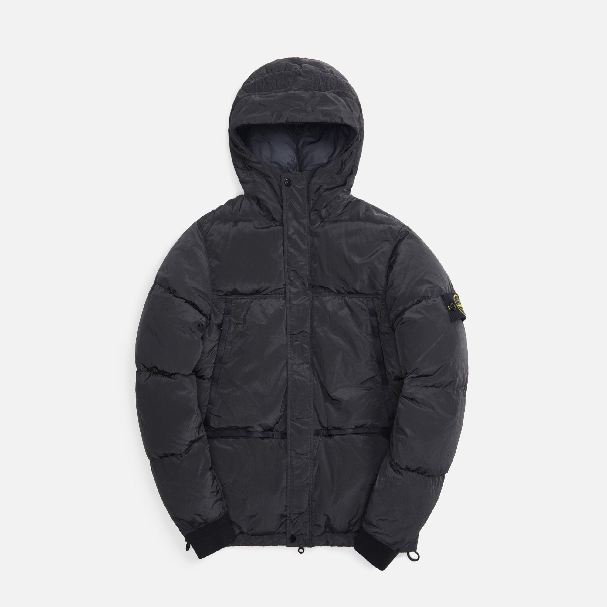 Оригінальна Nylon Metal Garment Dyed Real Down Jacket Anthracite Stone island – боковий вид
