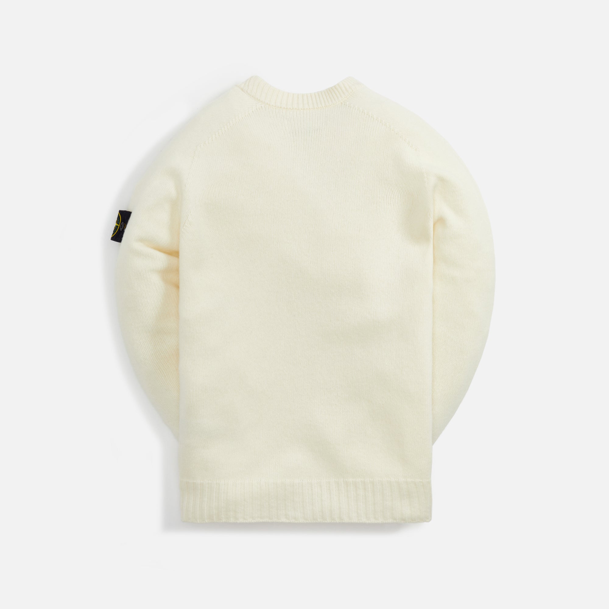 Lambswool Naslan Cardigan Natural Stone island – Гарантія оригінальності – вид ззаду - STONE ISLAND
