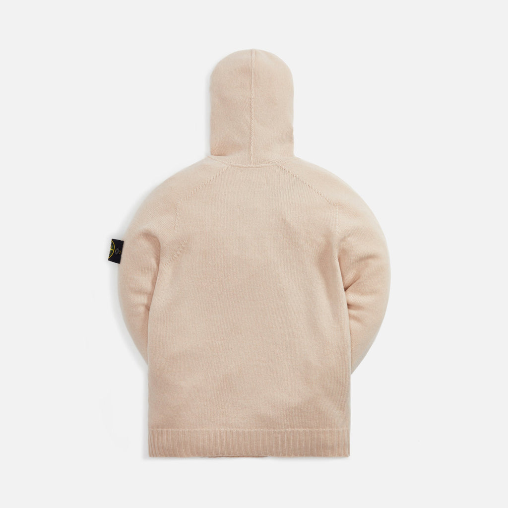 Lambswool Naslan Hood Sweater Antique Rose Stone island оригінал – Купити в Україні – вид ззаду