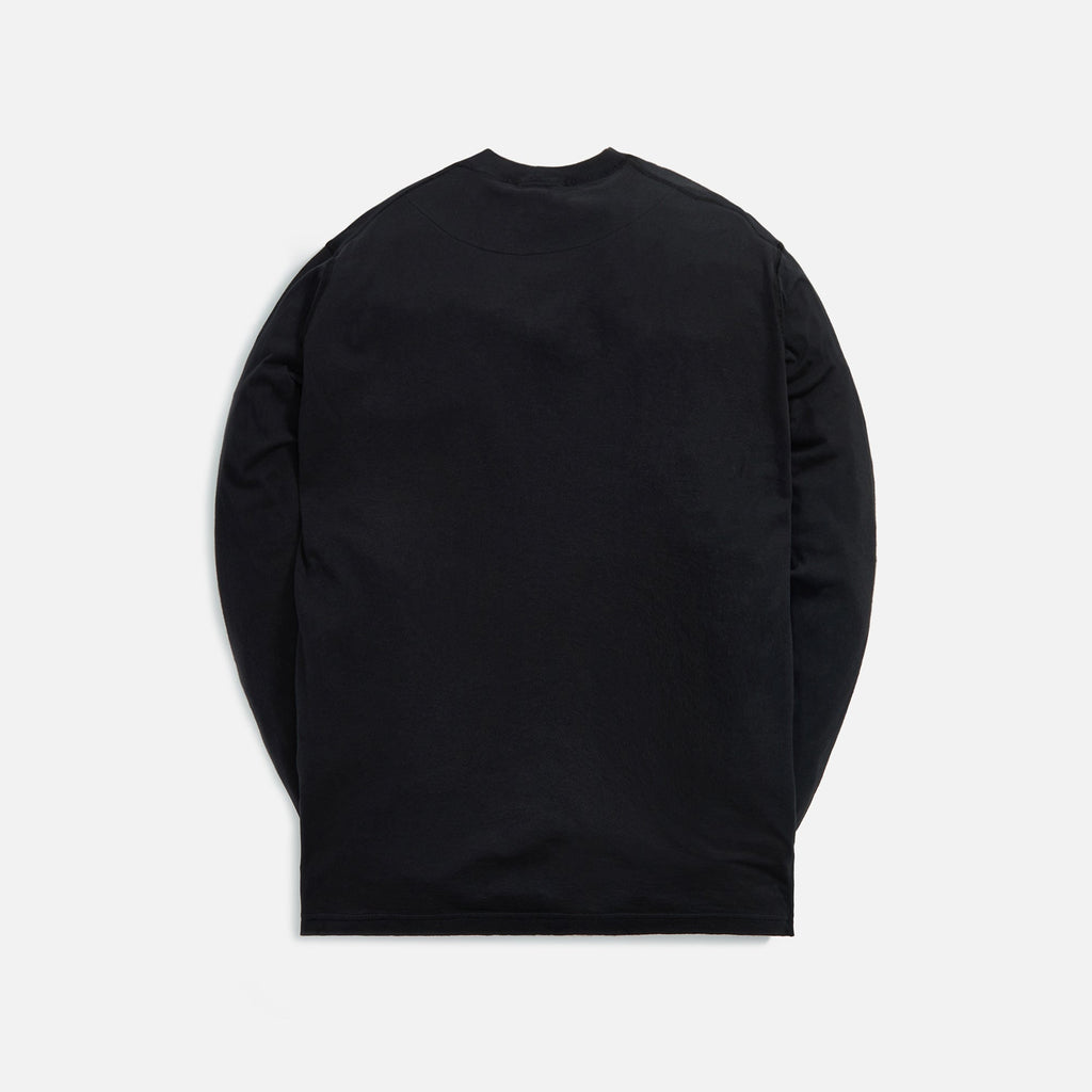 Оригінальна Cotton Jersey Garment Dyed Fissato Tee Black Stone island – вид ззаду