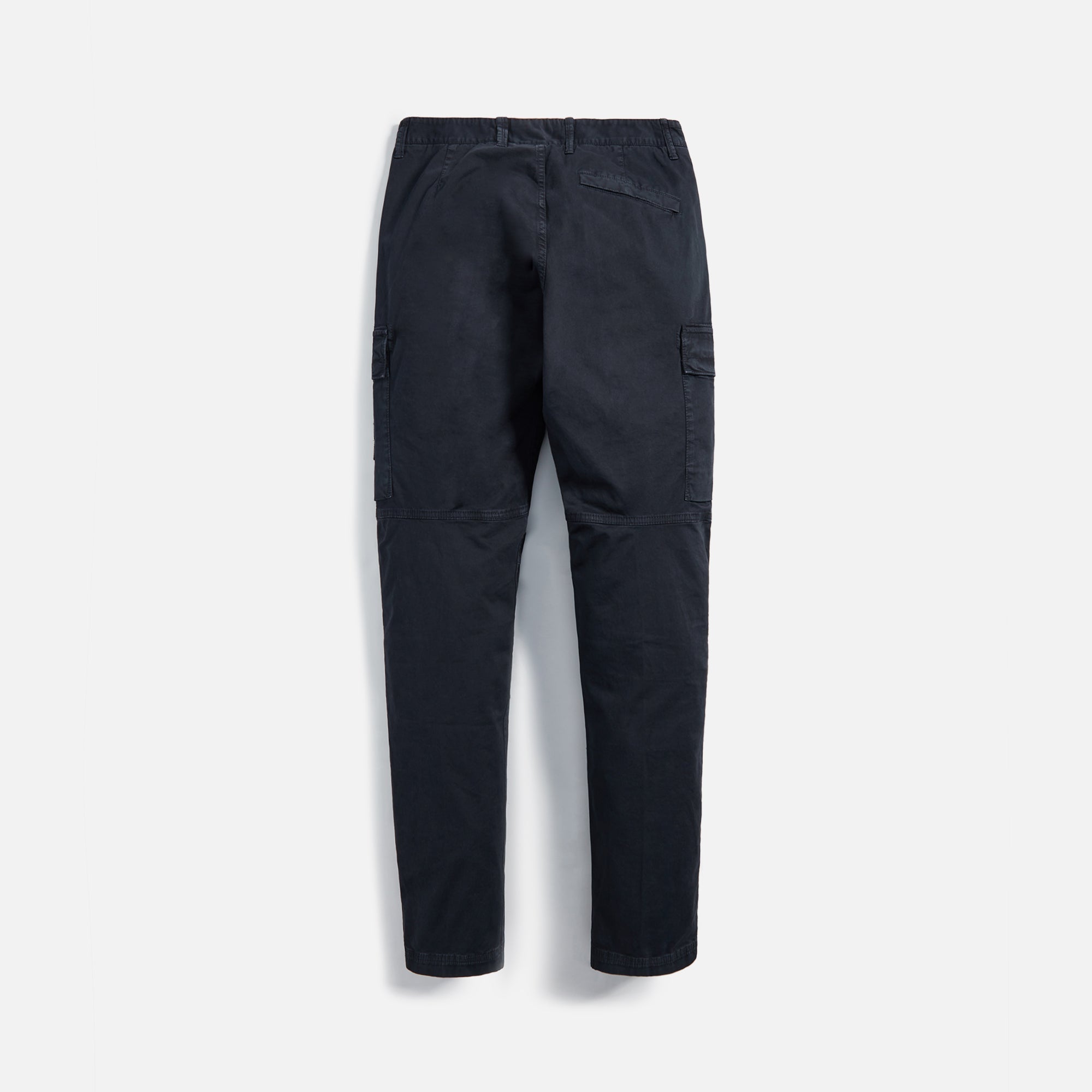 Stretch Broken Twill Garment Dyed Old Effect Cargo Pants Anthracite Stone island оригінал – Купити в Україні – вид ззаду