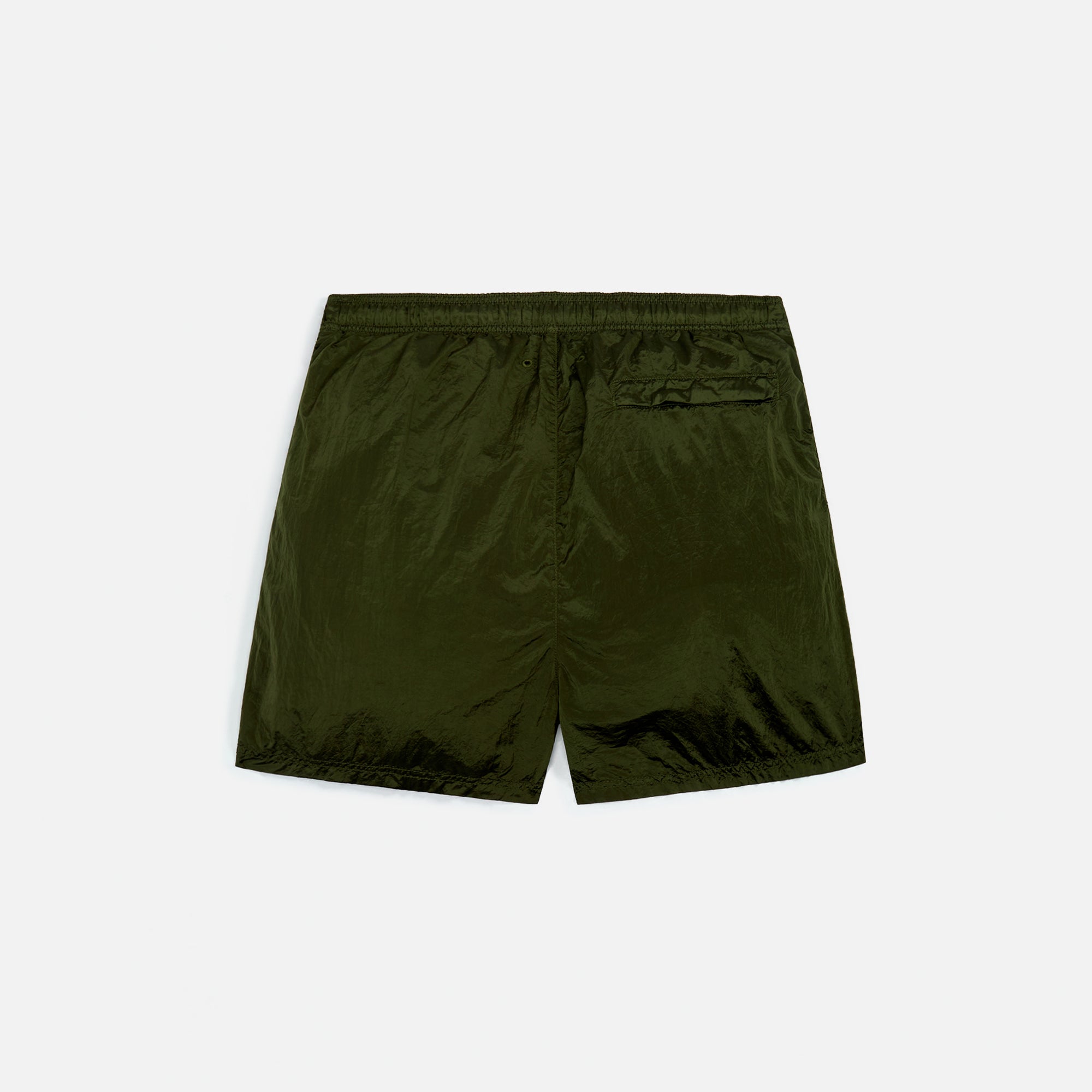 Nylon Metal Garment Dyed Swim Shorts Olive Stone island – Гарантія оригінальності – вид ззаду