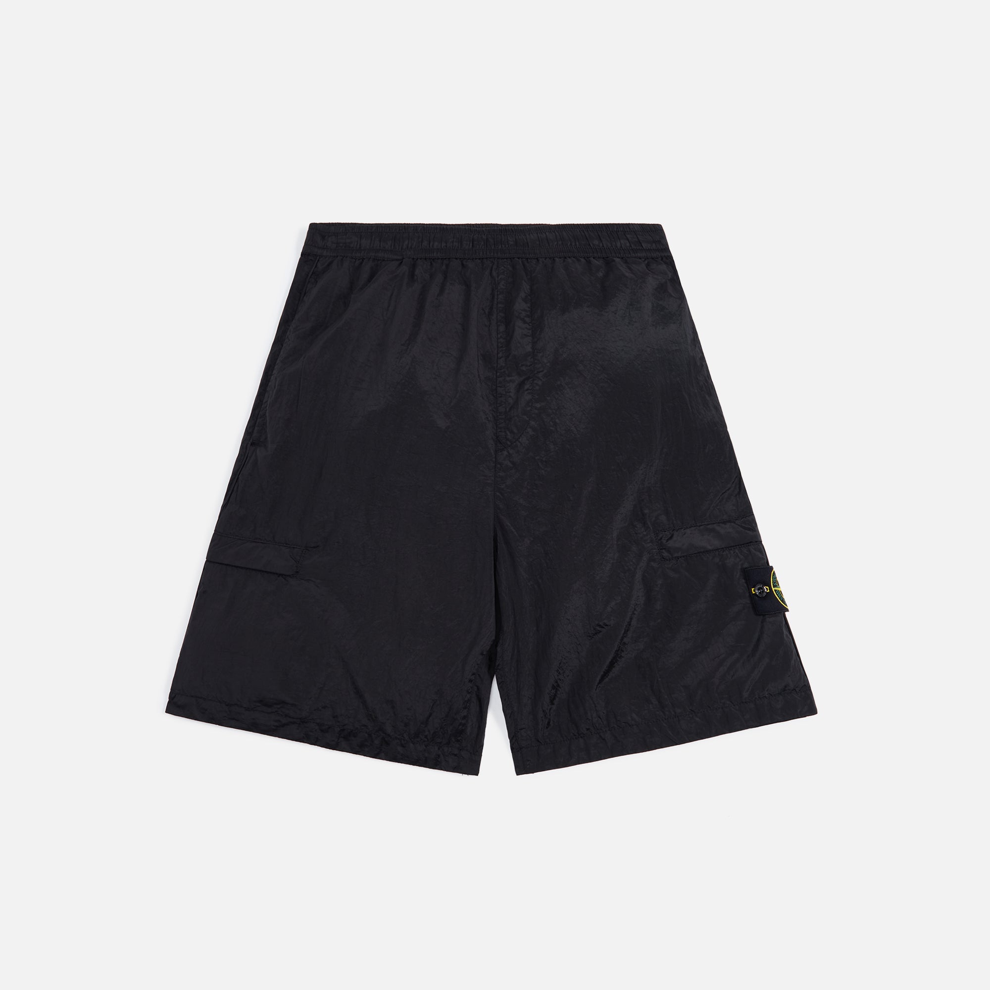Nylon Metal Shorts Black Stone island – Гарантія оригінальності – боковий вид