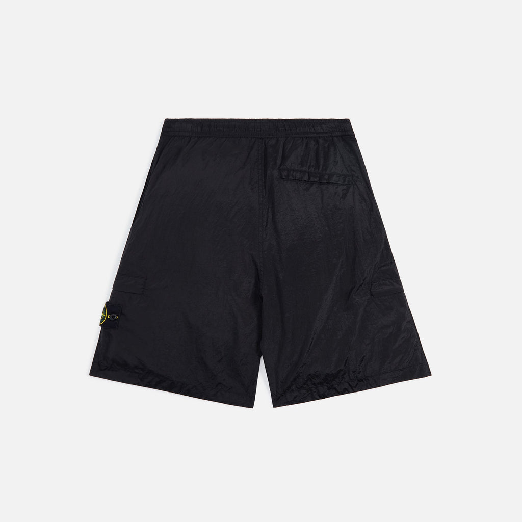 Nylon Metal Shorts Black Stone island – Гарантія оригінальності – вид ззаду